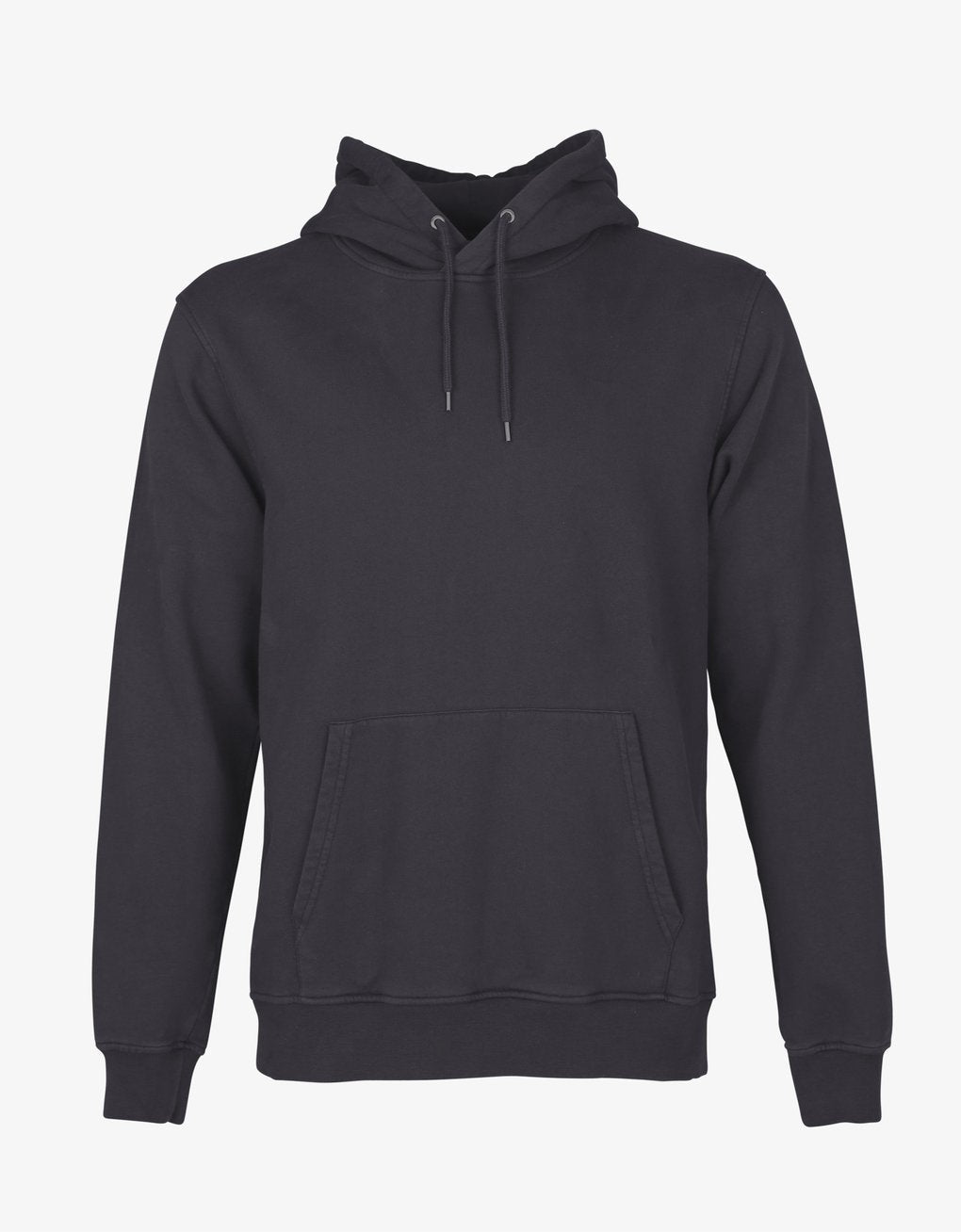 Sweat à capuche mixte en coton bio | gris "Lava grey"