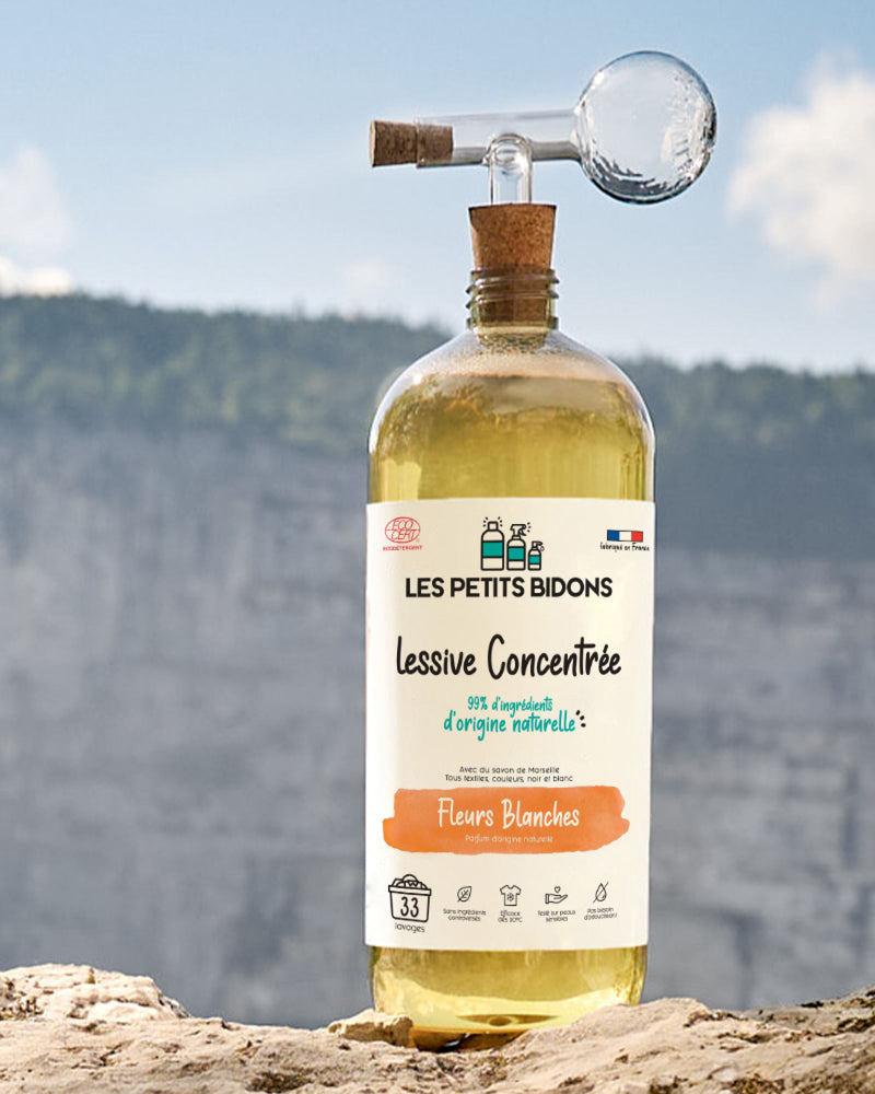Lessive liquide concentrée fleurs blanches | 1L