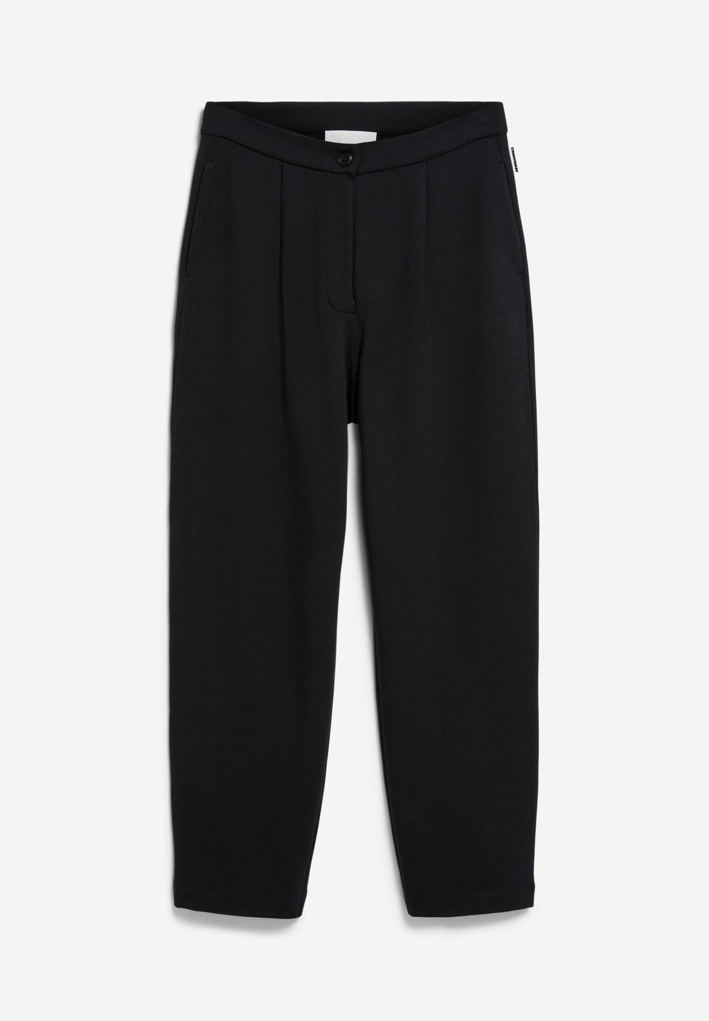 Pantalon droit en tencel et coton bio | noir "liraa lou - black"