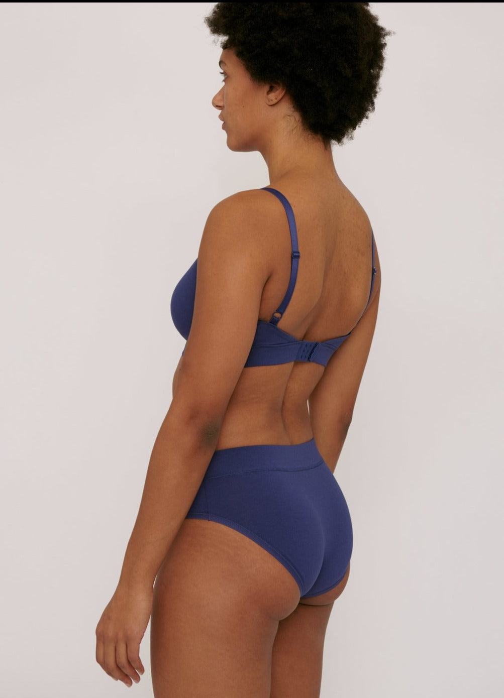 Pack 2 culottes bleu en coton bio - cobalt