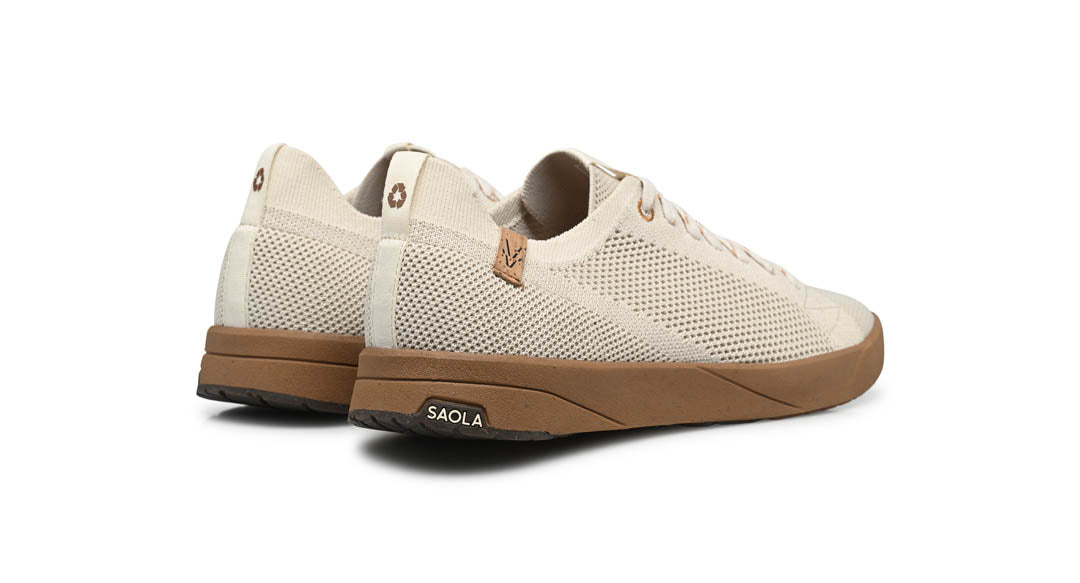 Baskets en matières recyclées | dune "cannon knit 2.0 m dune"