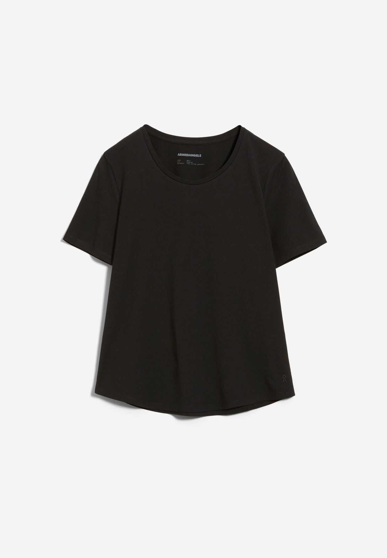 T-shirt noir en coton bio - Minaa black