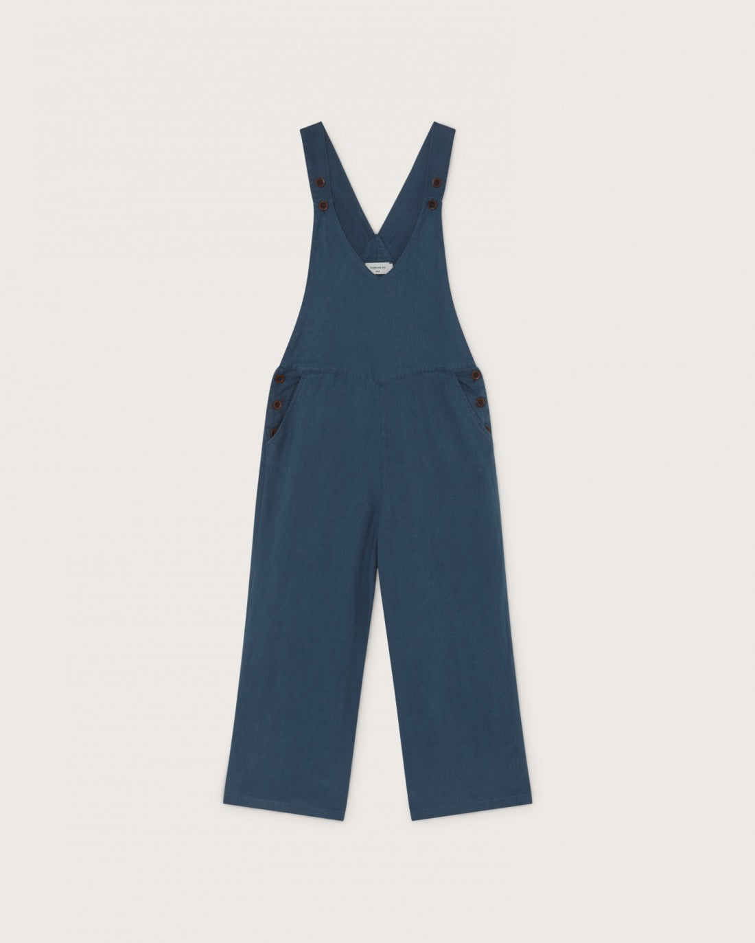 Combinaison bleu canard en chanvre et tencel - Kasaï