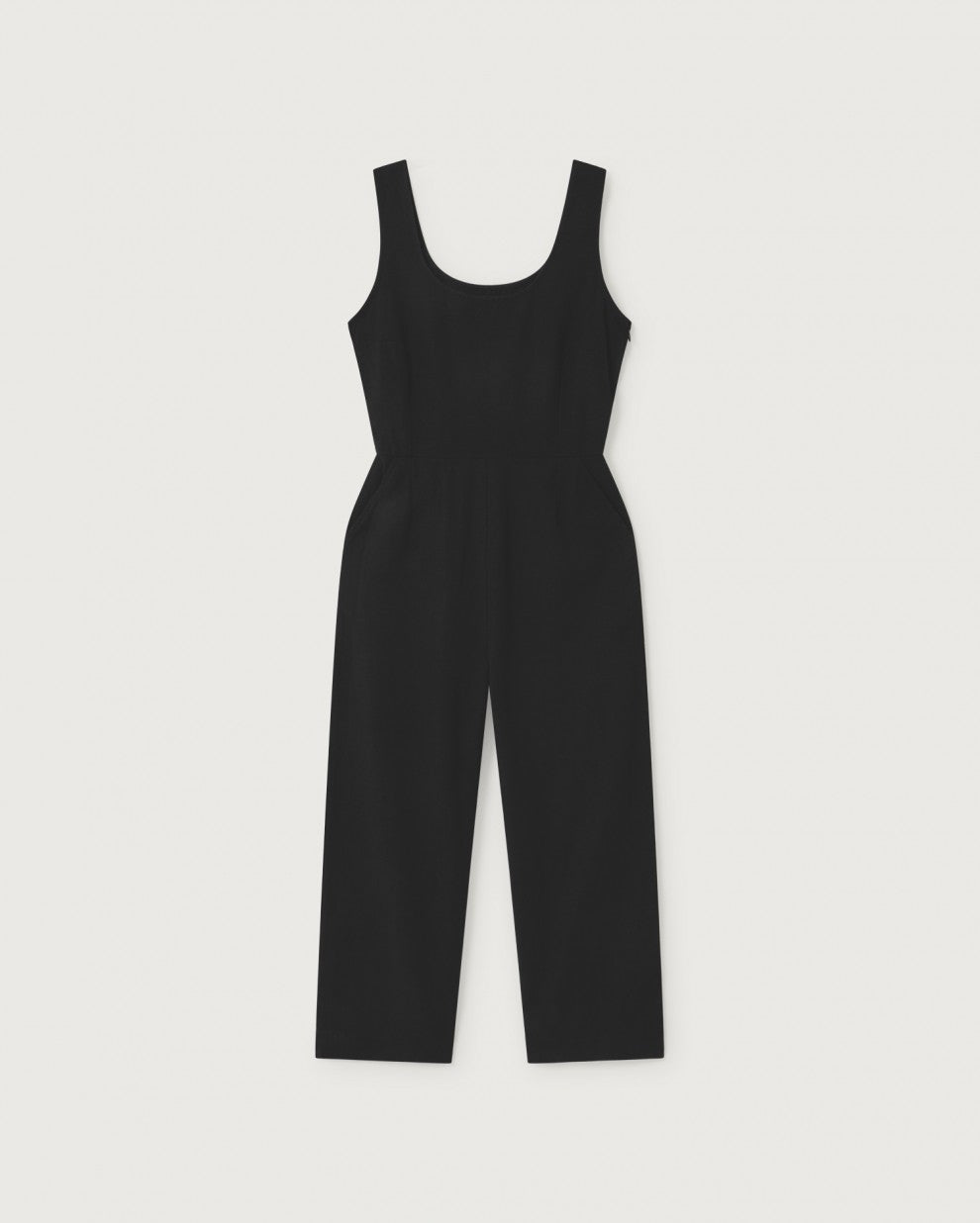 Combinaison noire en coton bio - BLACK RAFFLESIA JUMPSUIT