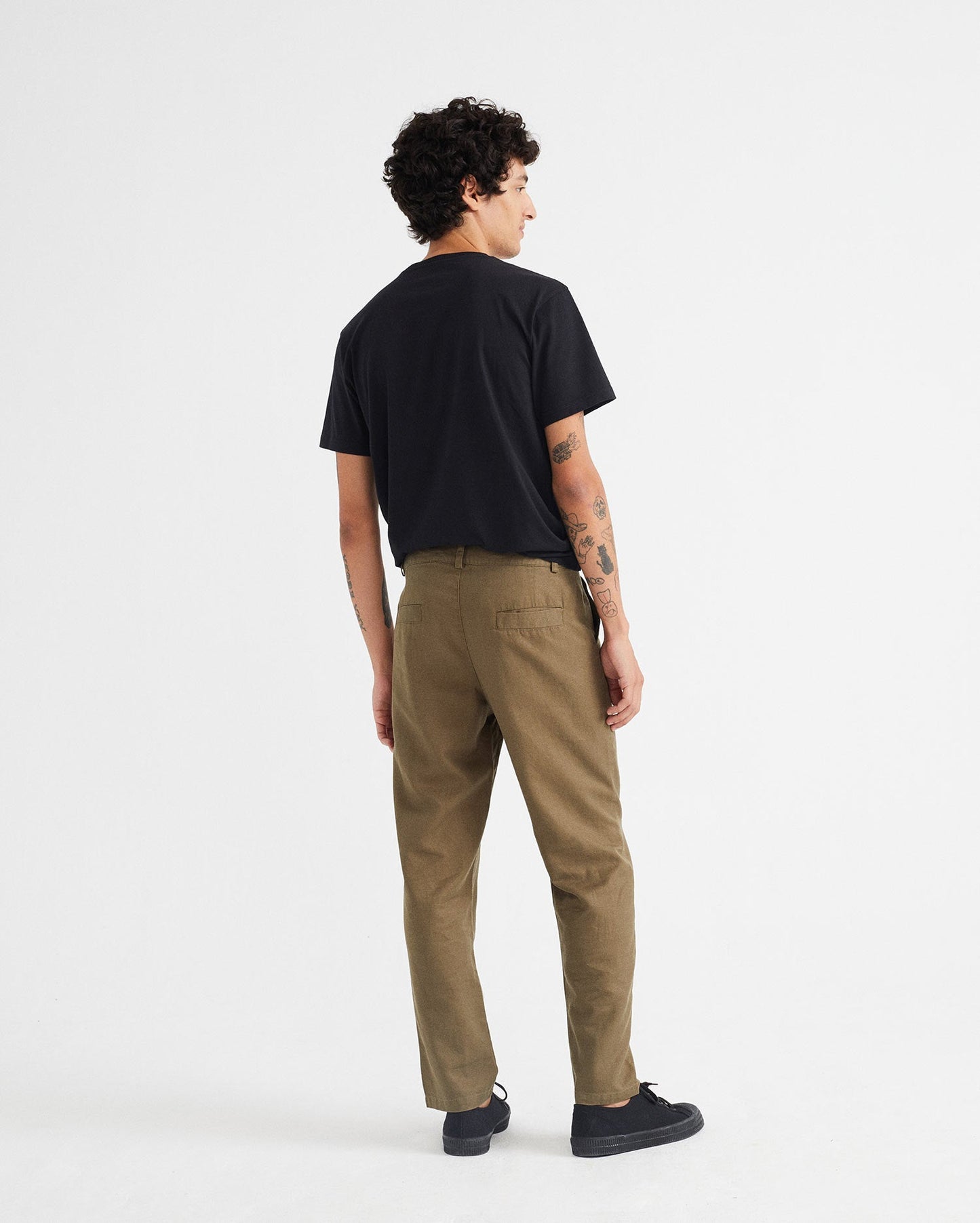 T-shirt imprimé noir en coton bio - Together