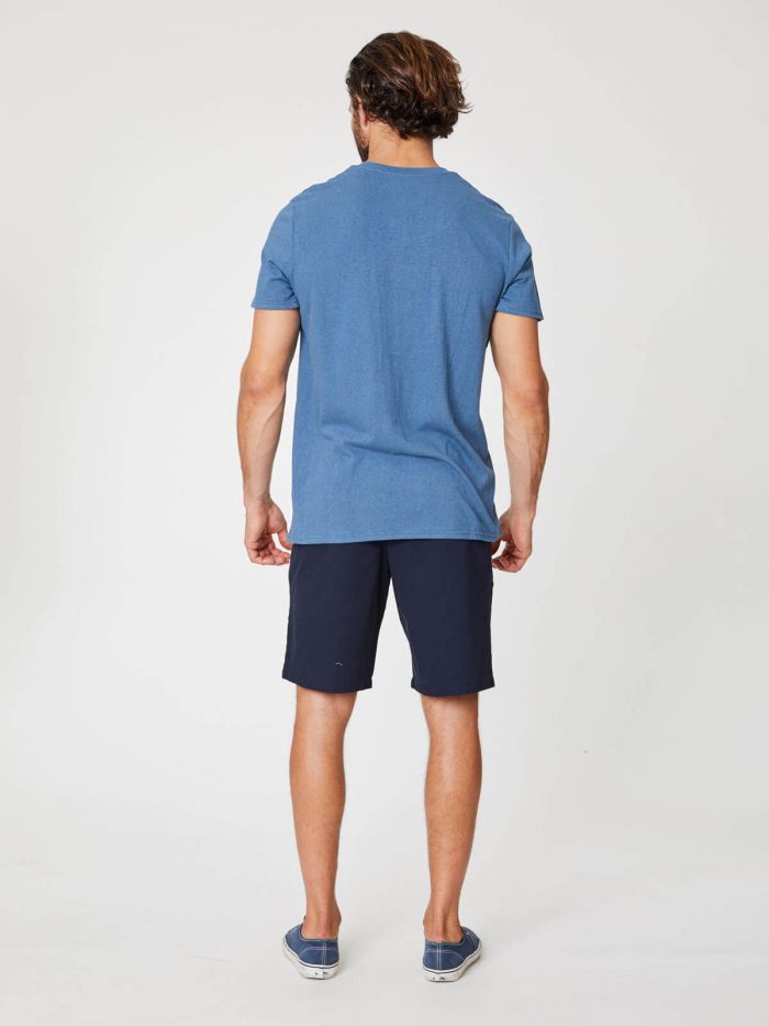 Short marine en coton bio