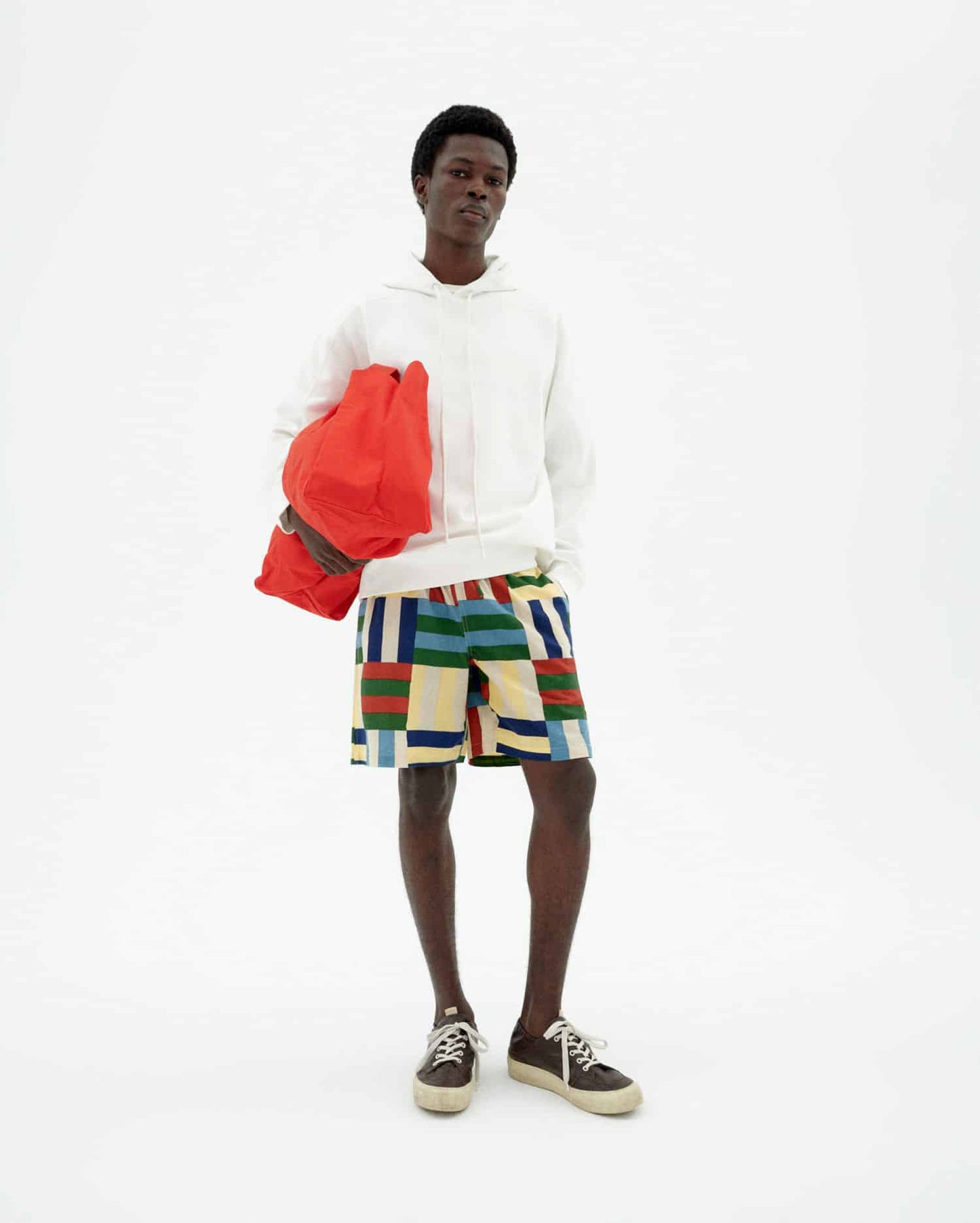 Short en coton bio | multicolore "Field henry shorts"