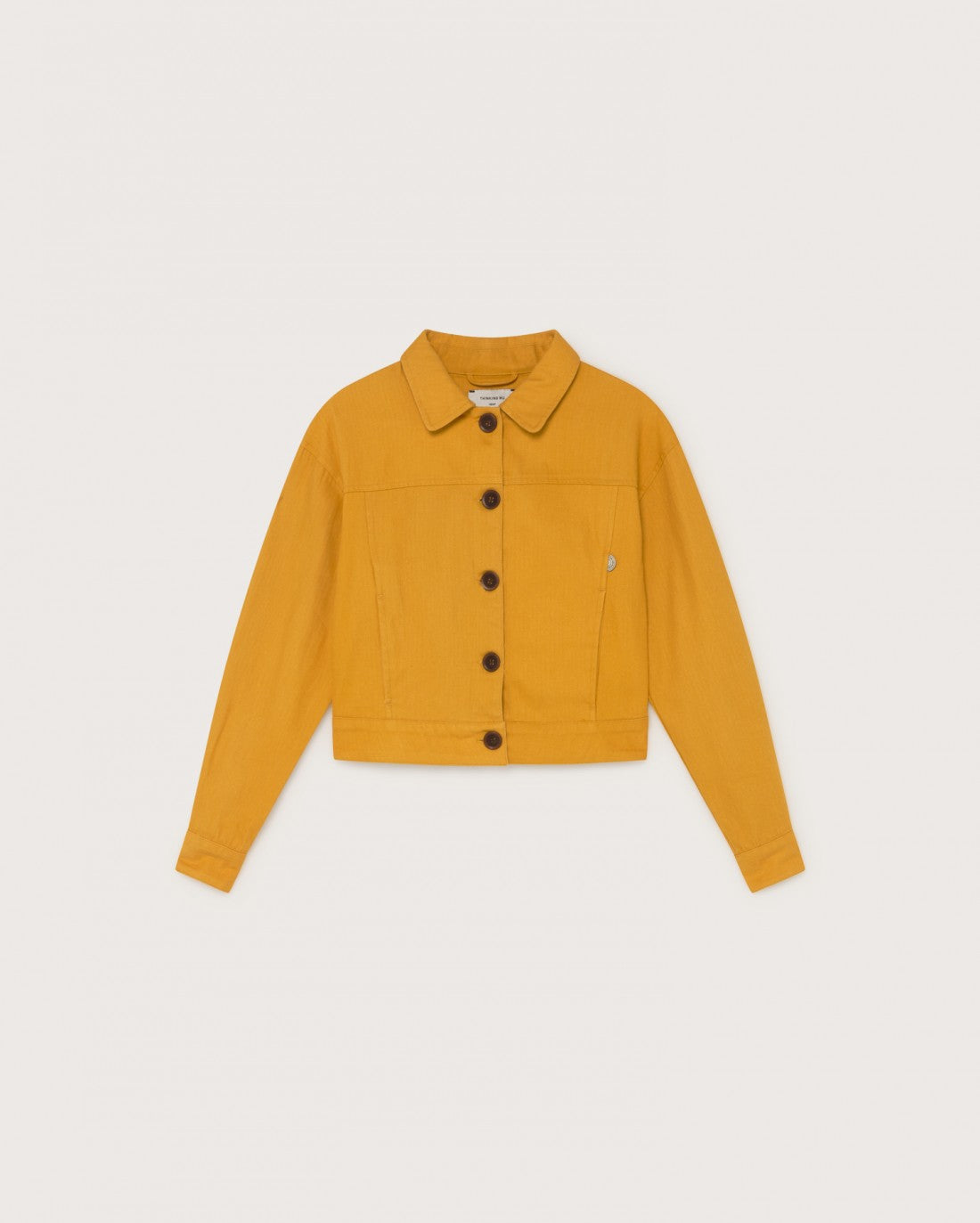 Veste moutarde en chanvre et coton bio - Rufiji