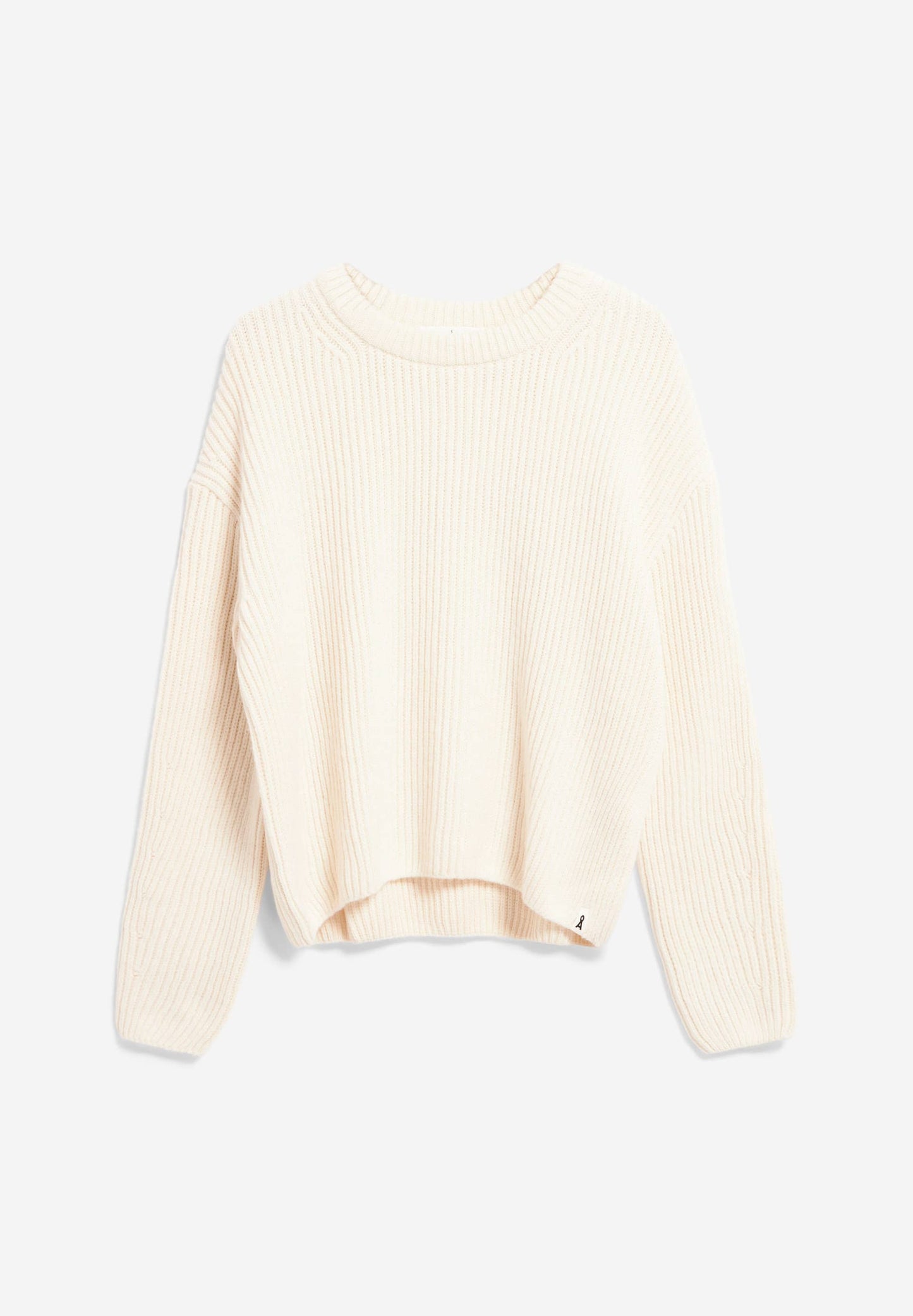 Pull maille en coton et laine bio | écru "naaruko - oatmilk"