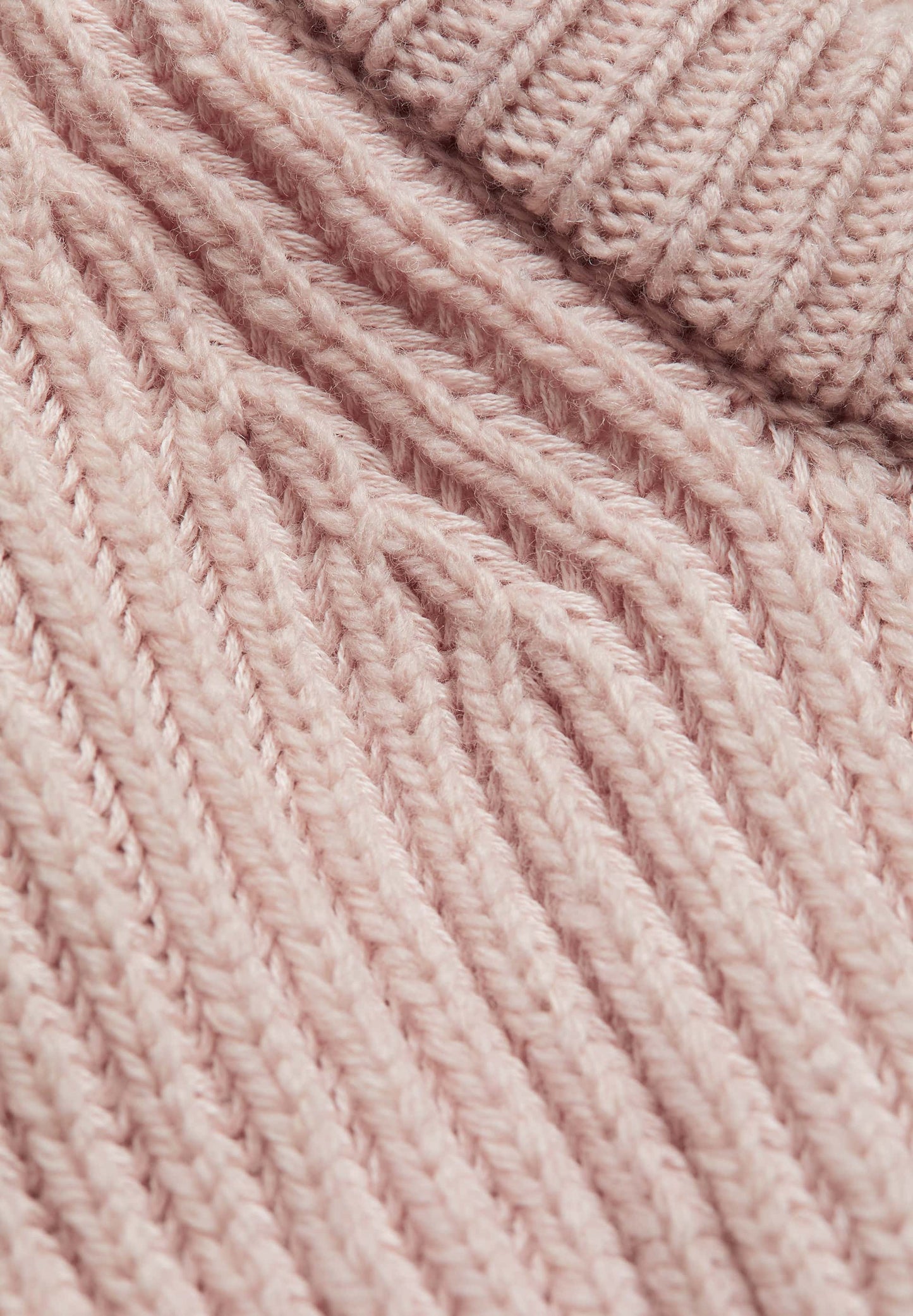 Pull maille rose en coton bio, laine bio et recyclée - naaruko rose quartz