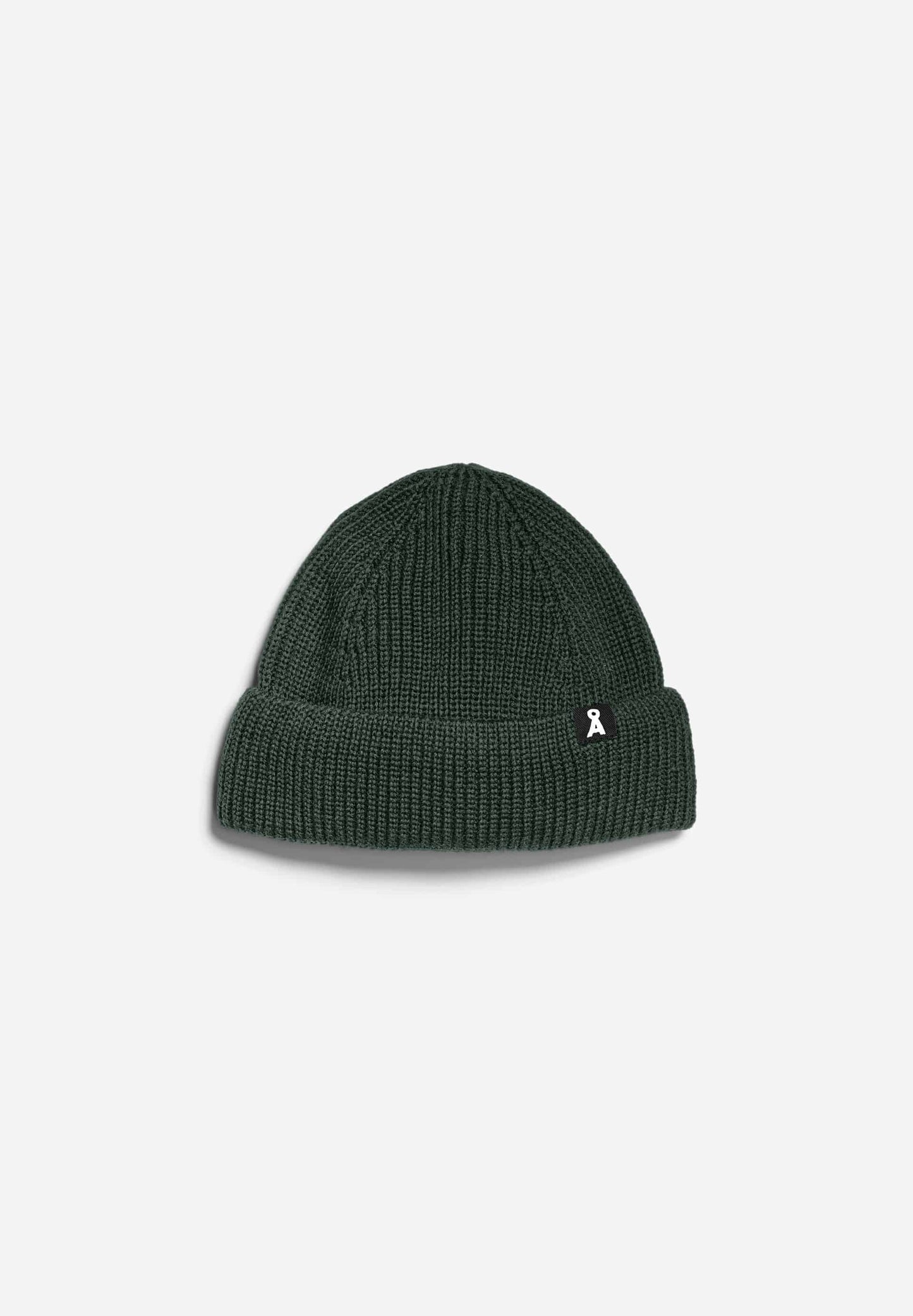 Bonnet à revers en coton bio | Vert sapin "nildaao cotton boreal green"