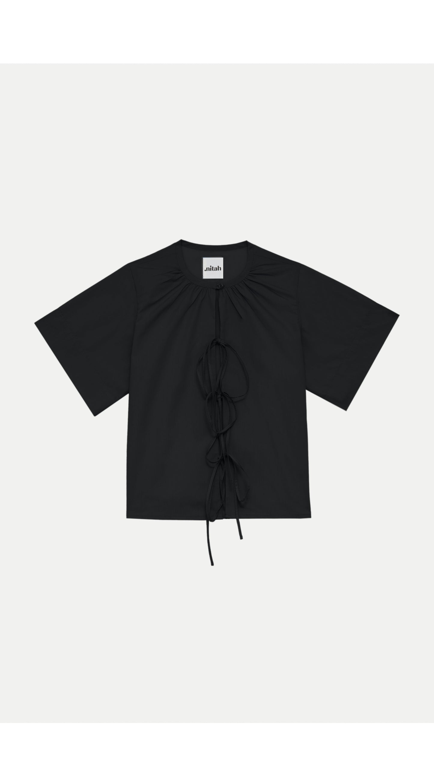 Blouse en lin | noir "rita - noir"