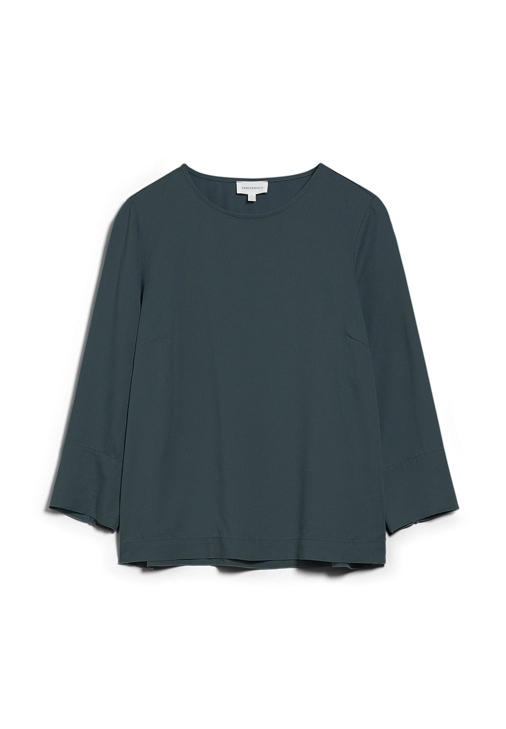 Blouse vert d'eau manches 3/4 en tencel - NOELAANI