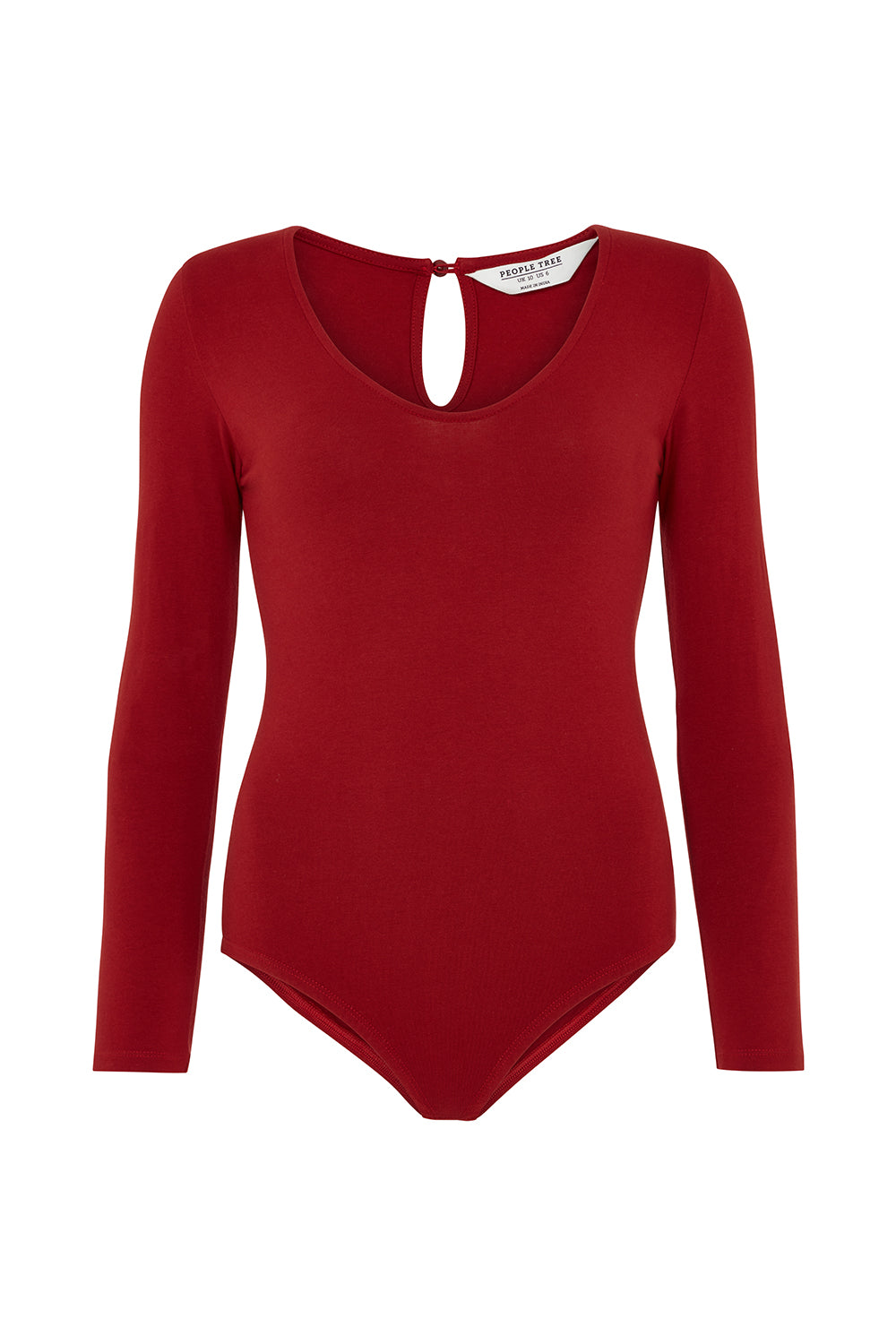 Body rouge en coton bio - palmer