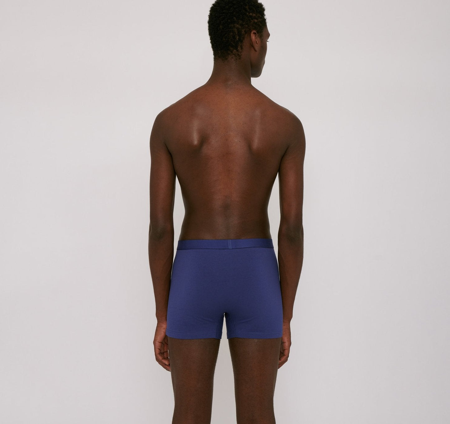 Pack 2 boxers bleu en coton bio - cobalt