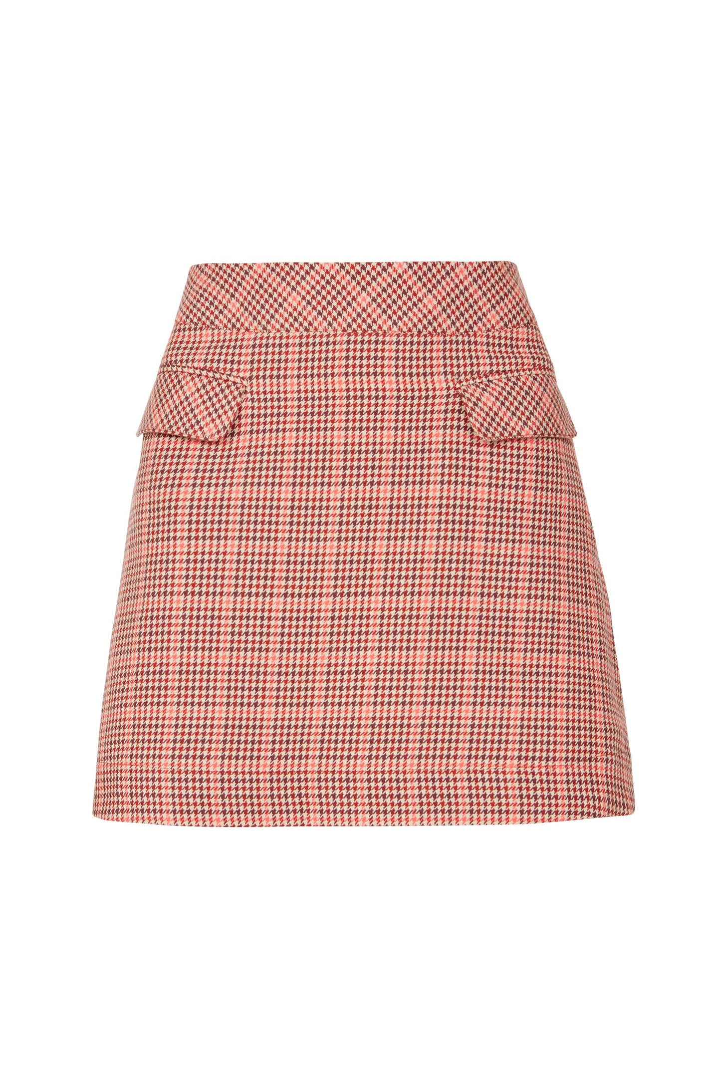 Mini jupe à carreaux en coton bio - Rosa