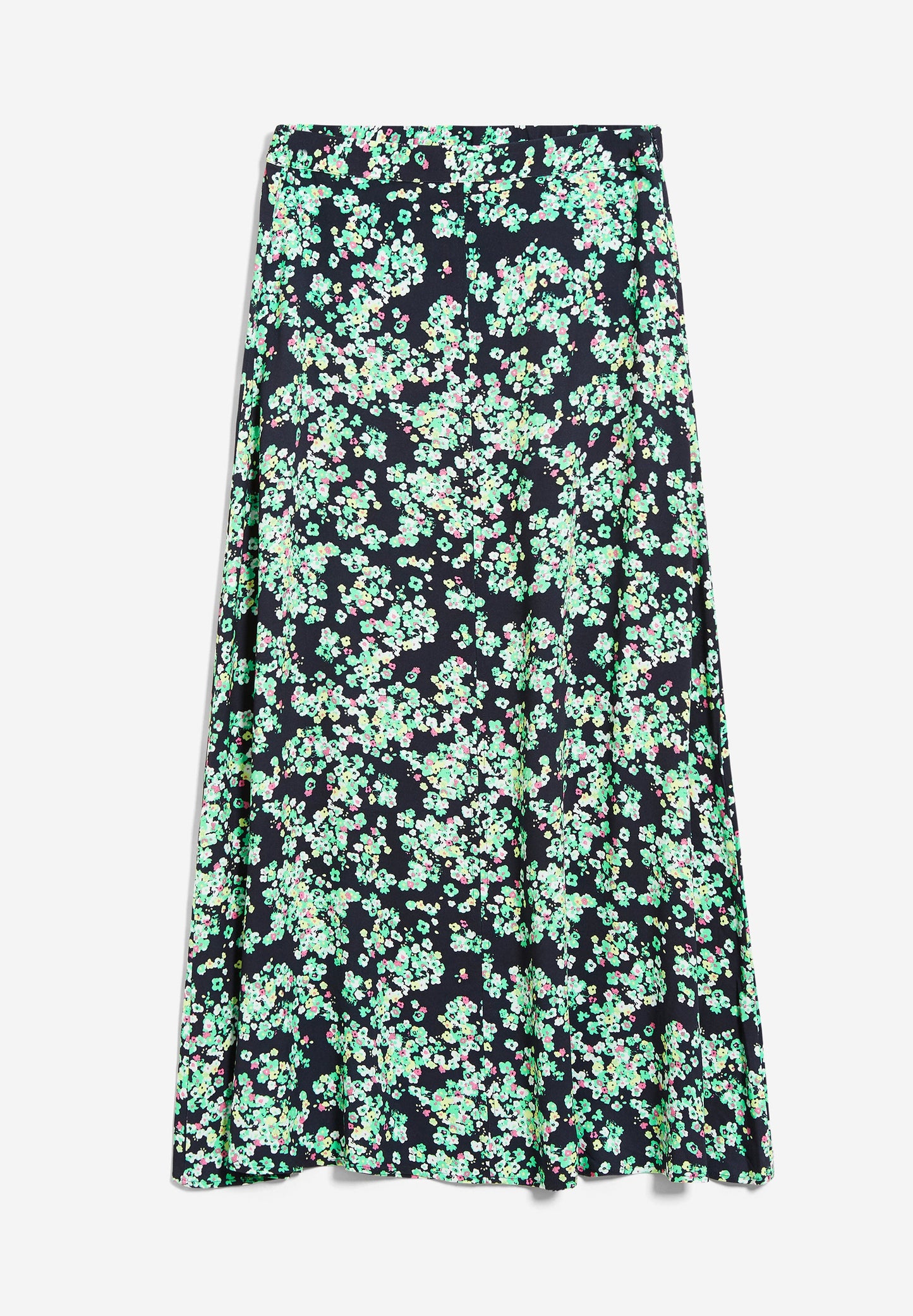 Jupe longue fleurie en ecovero - saalanja ditsy floral night sky