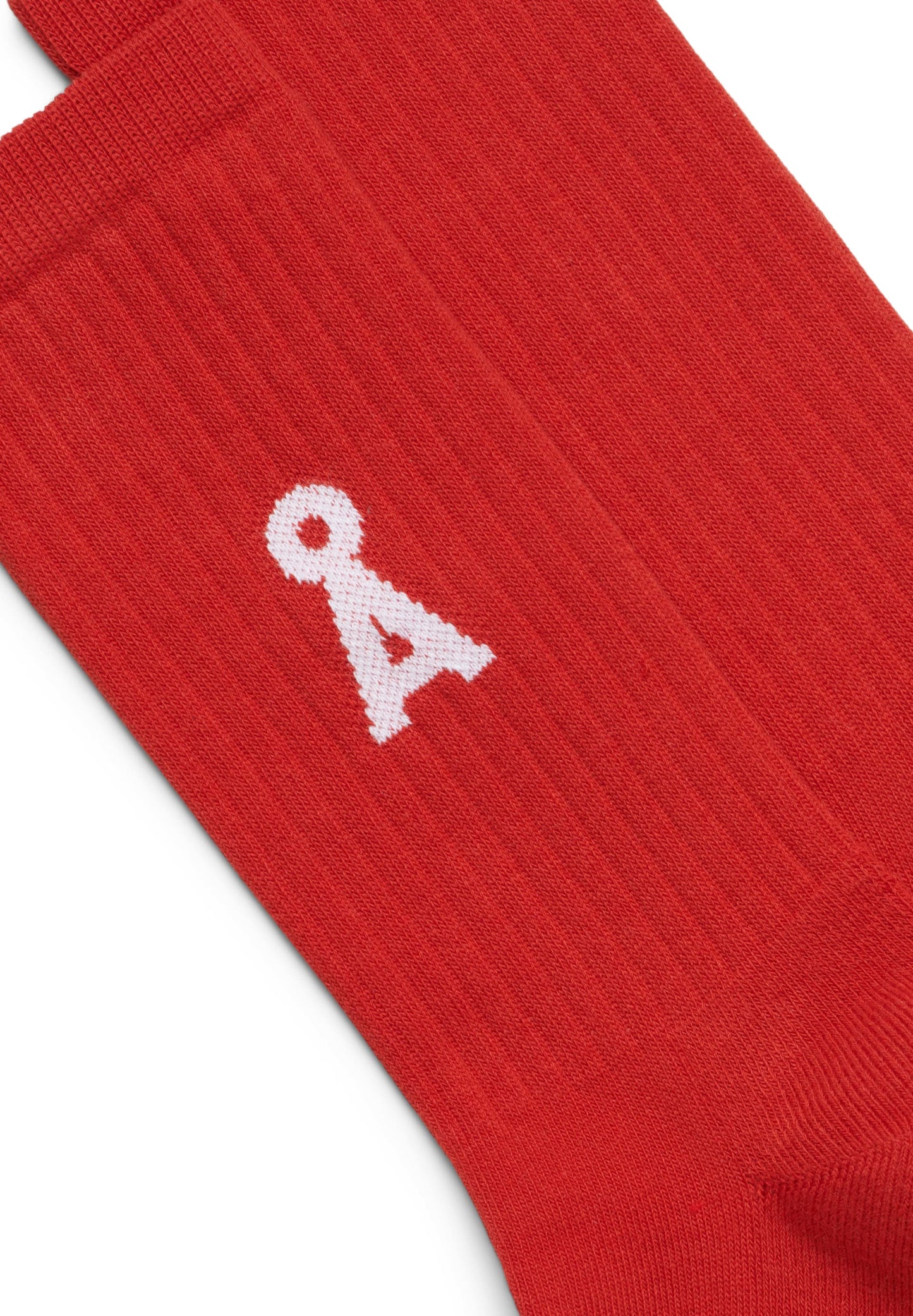 Chaussettes en coton biologique | rouge "saamus bold - coral blush"