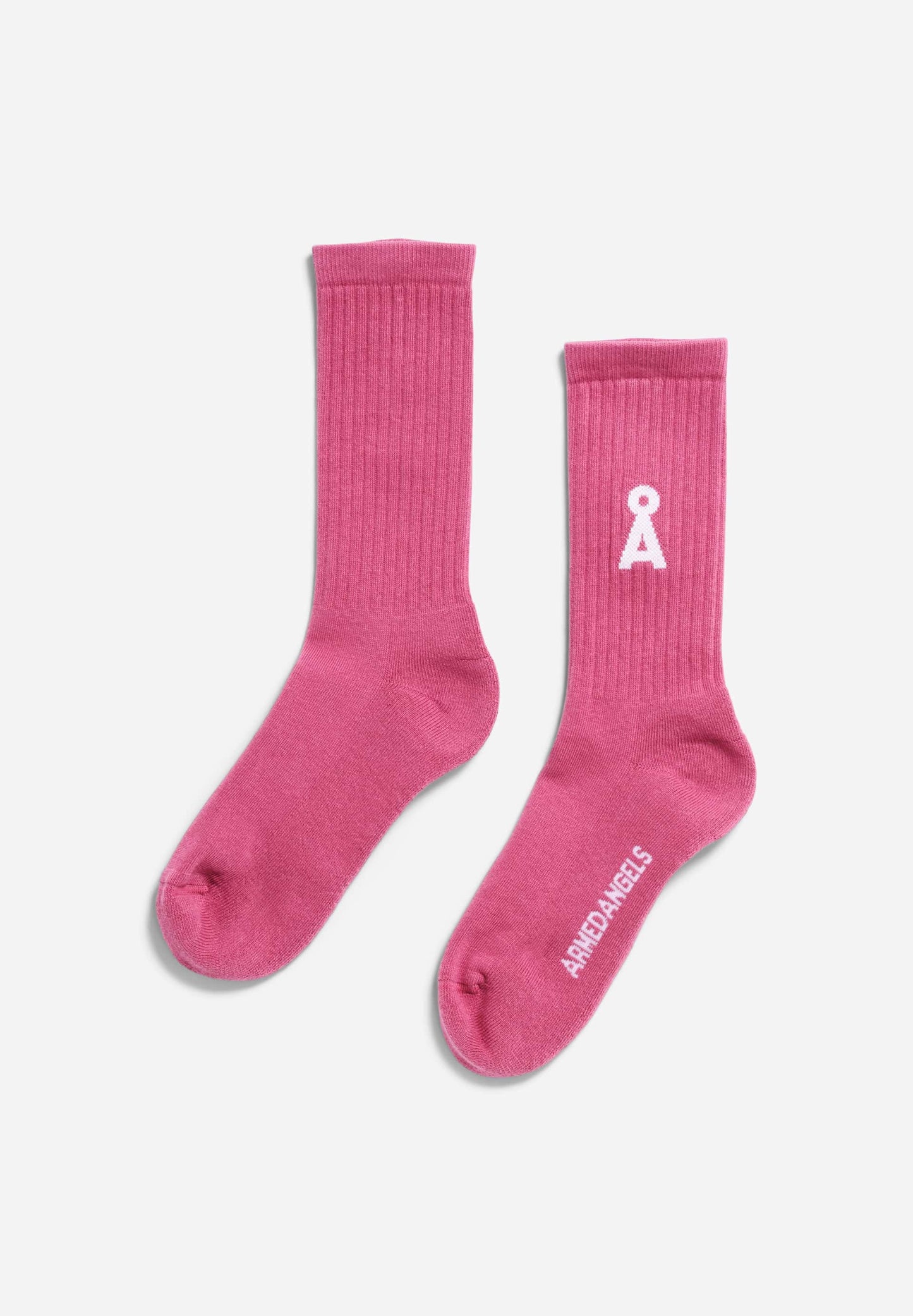 Chaussettes en coton bio | rose "saamus bold - crushed berry"