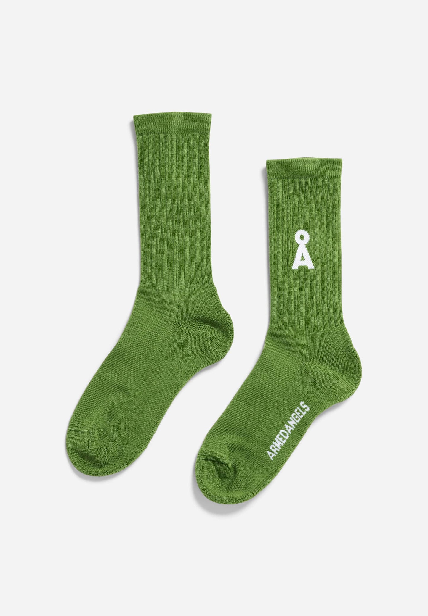 Chaussettes en coton bio et matière recylée | vert "saamus bold ivy green"