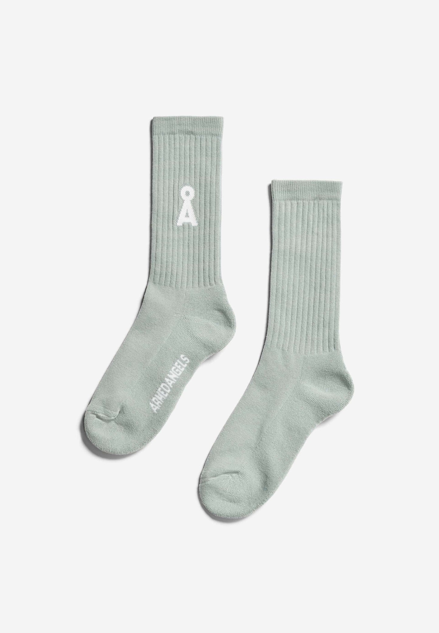 Chaussettes en coton bio et recyclé | bleu "saamus bold morning dew"