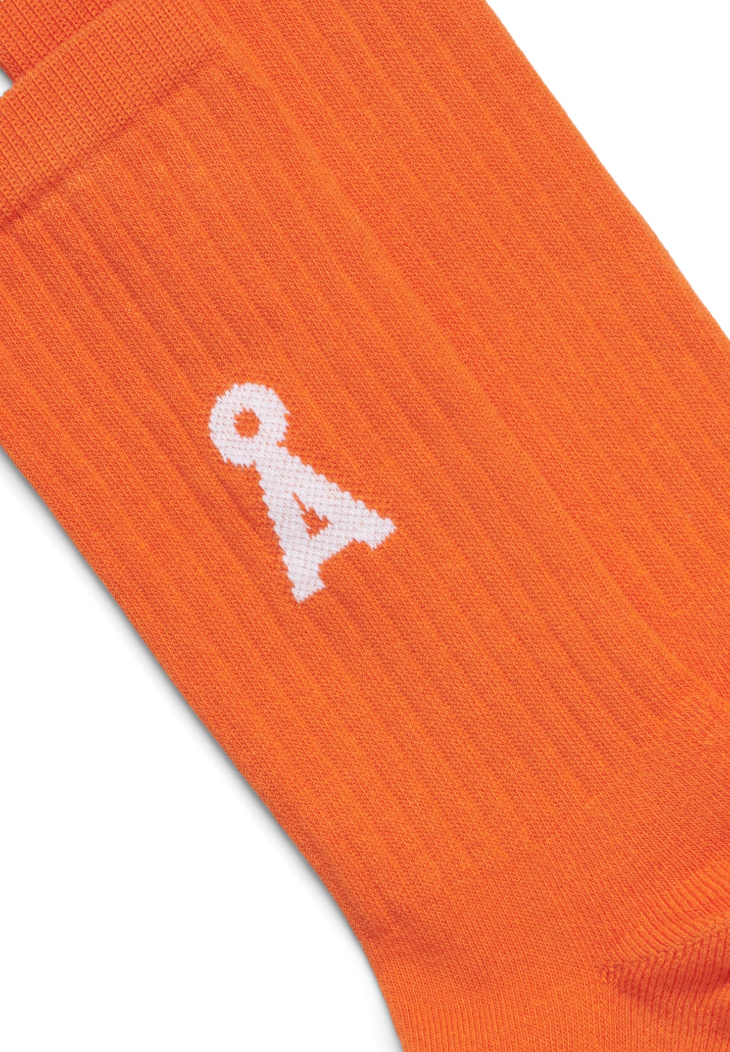 Chaussettes en coton biologique | orange "Saamus bold - sunset orange"