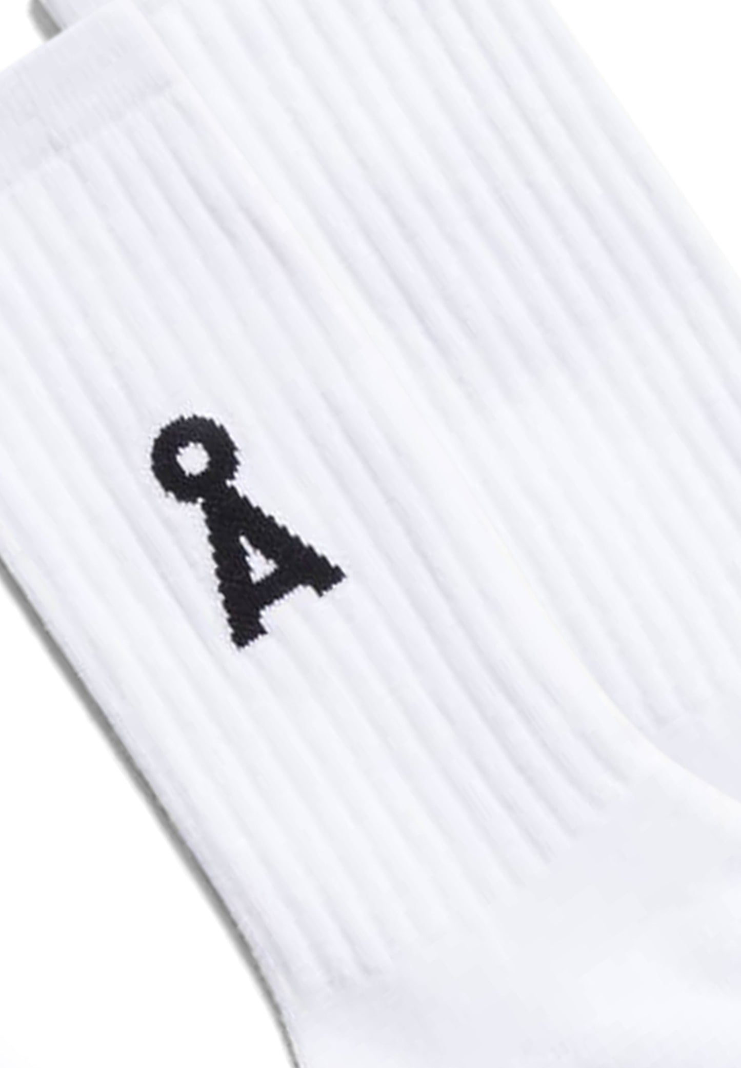 Chaussettes en coton biologique | blanc "Saamus bold - white"