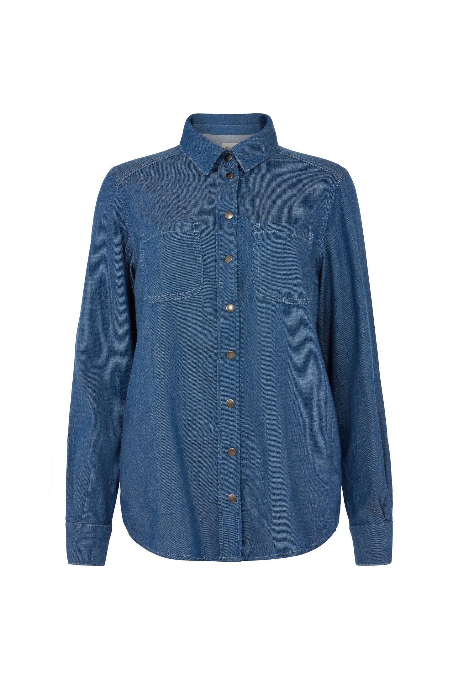 Chemise effet jean en coton bio - Sana