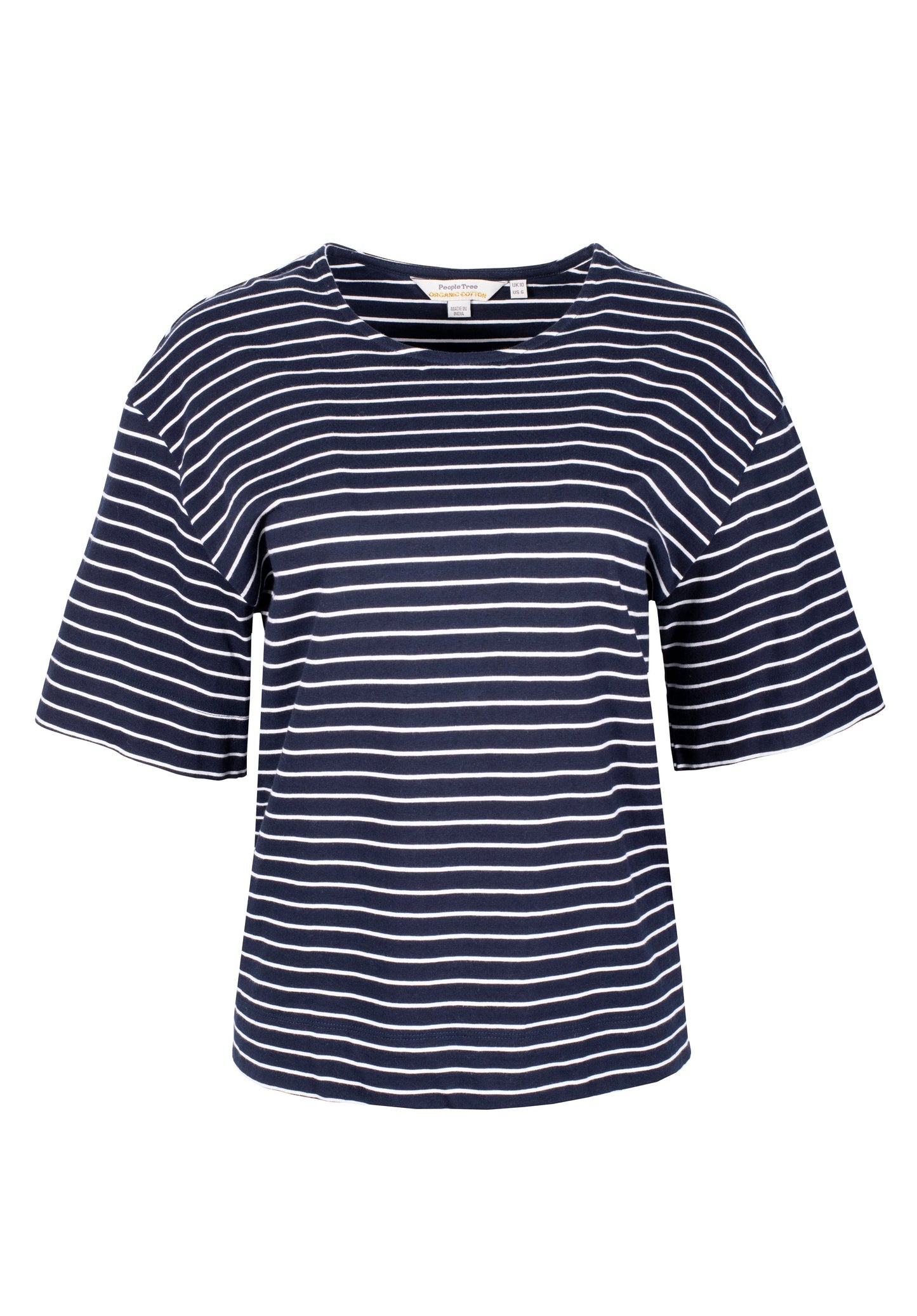 T-shirt rayé en coton bio - Sarah
