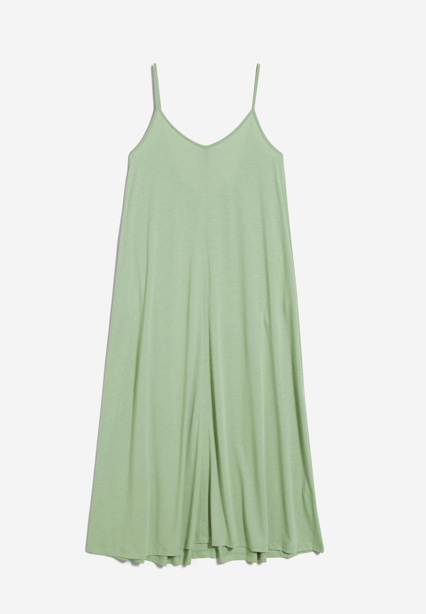 Robe longue verte en tencel et coton bio - sarinyaa smith green