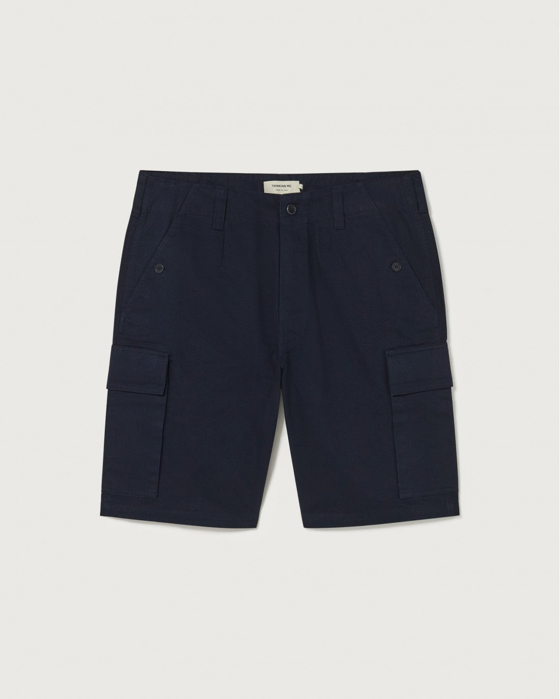 Short cargo marine en coton bio - NAVY DIEGO CARGO SHORTS