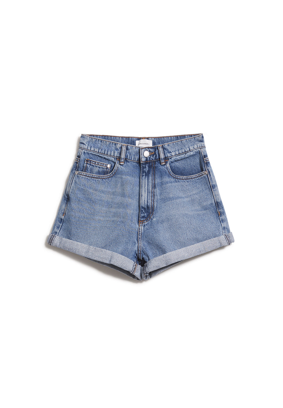 Short en jean bleu en coton bio - SILVAA