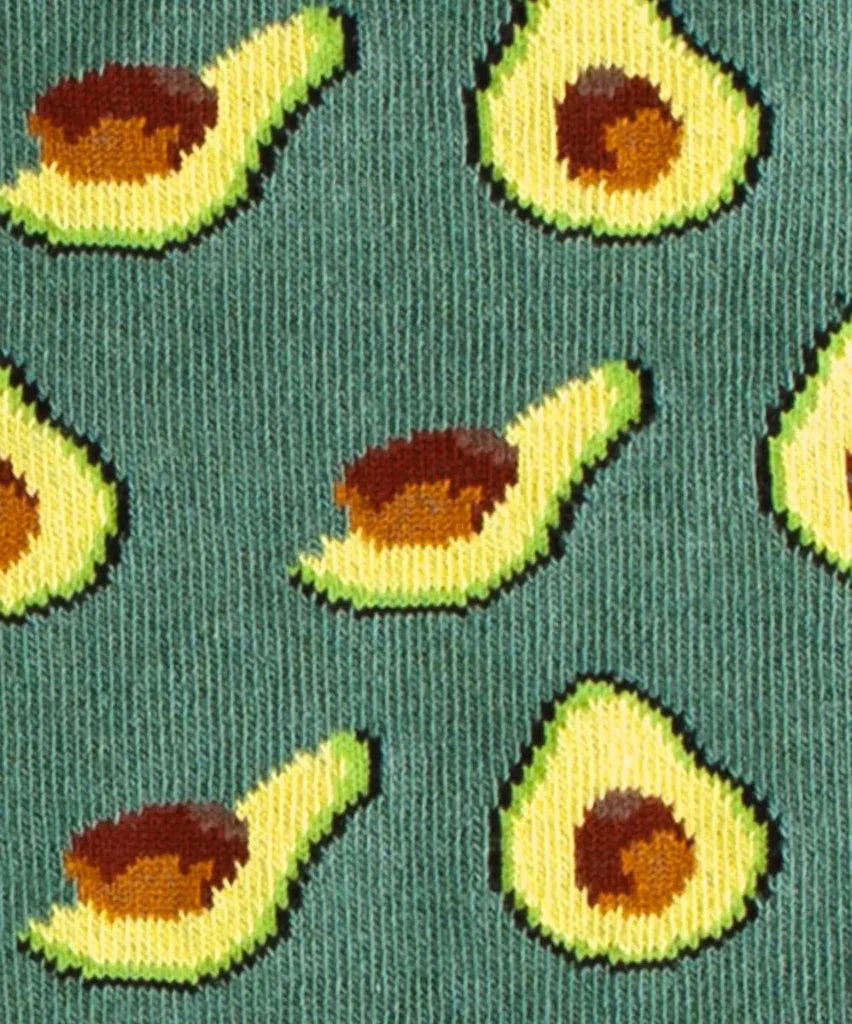 Chaussettes en coton bio | vert "avocado field - green"