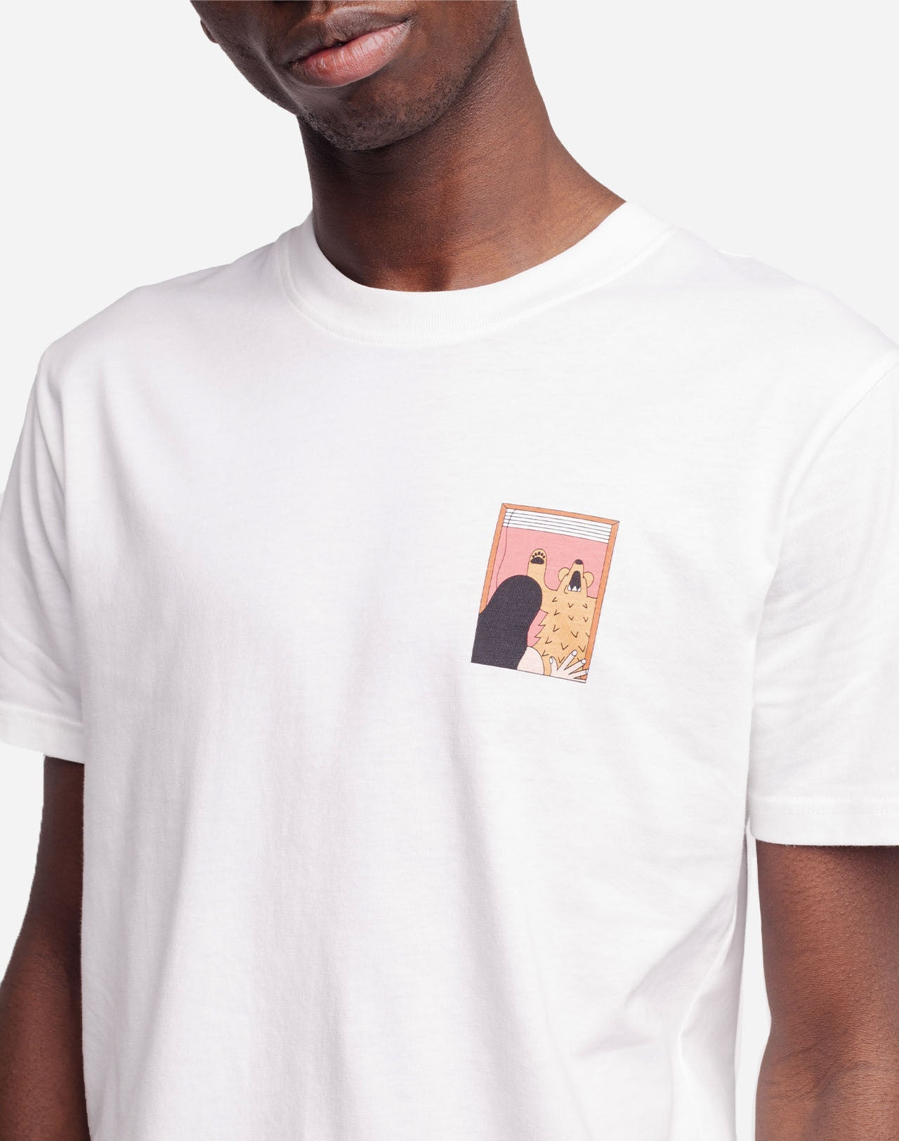 t-shirt en coton bio | écru "bear"