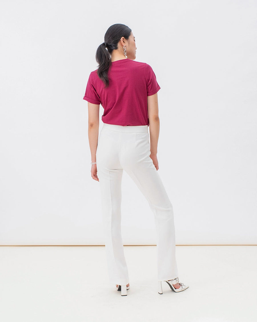 T-shirt en coton bio | framboise