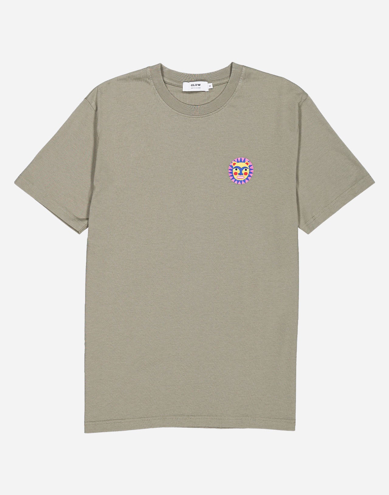 T-shirt en coton bio | vert "yage argile"
