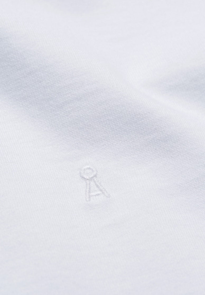 T-shirt manches longues épais blanc en coton bio - taami white