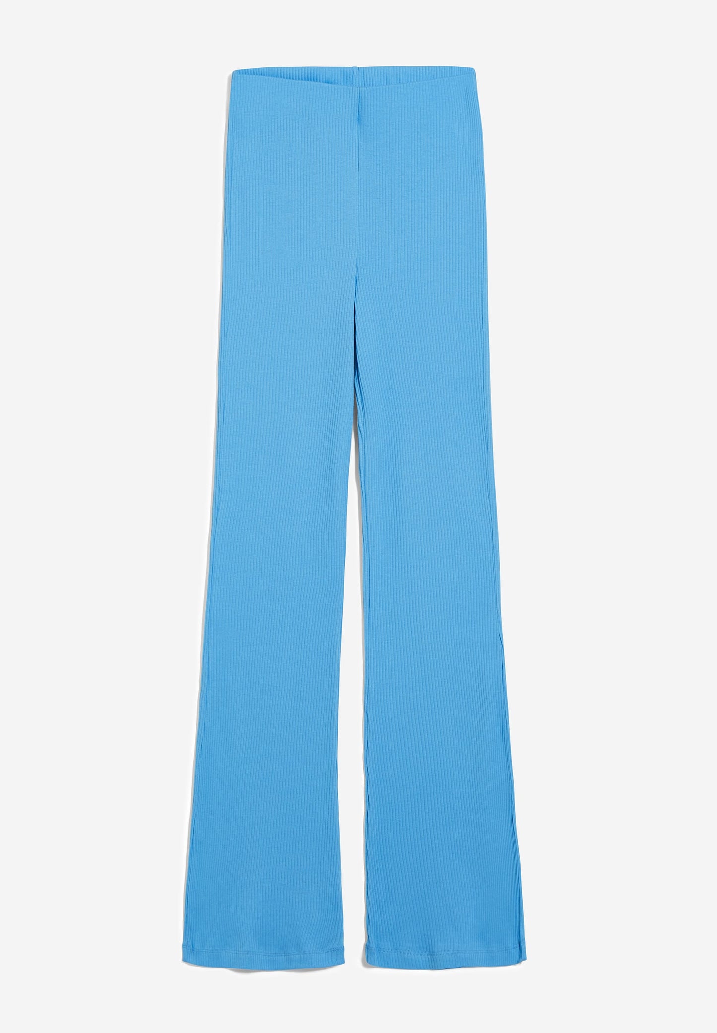 Legging flare côtelé bleu en coton bio - taminaara blueniverse