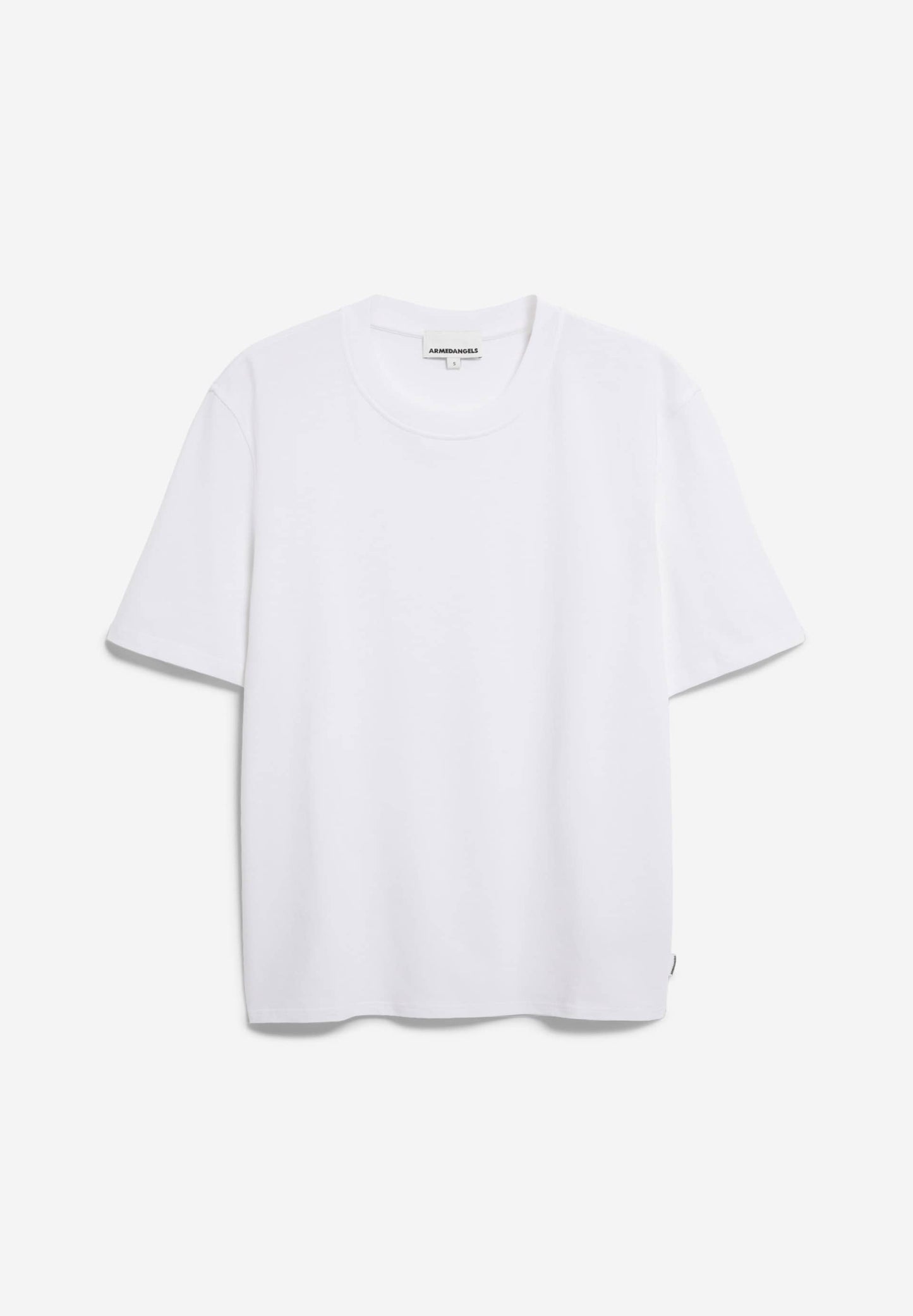 T-shirt en coton bio et recyclé | blanc "tarjaa white"