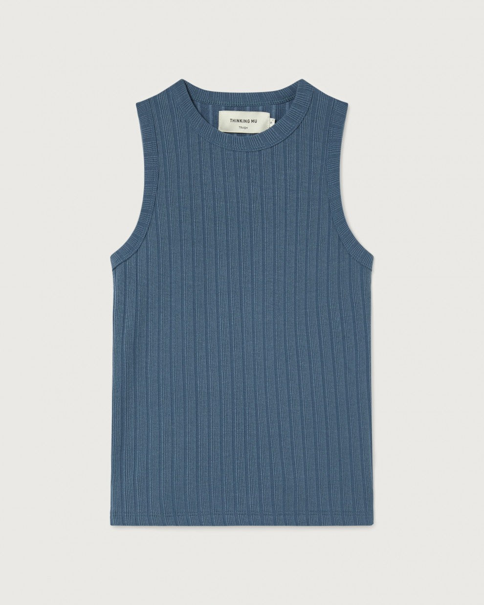 Top bleu en tencel et refibra - BLUE TRASH TURKANA TOP