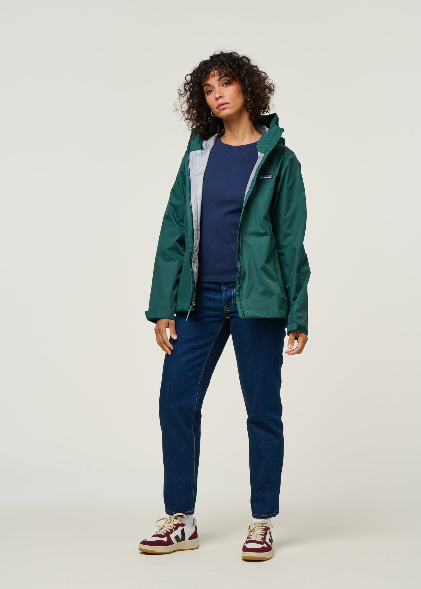 Imperméable en nylon recyclé | vert "w's torrentshell 3l rain jkt - casg"