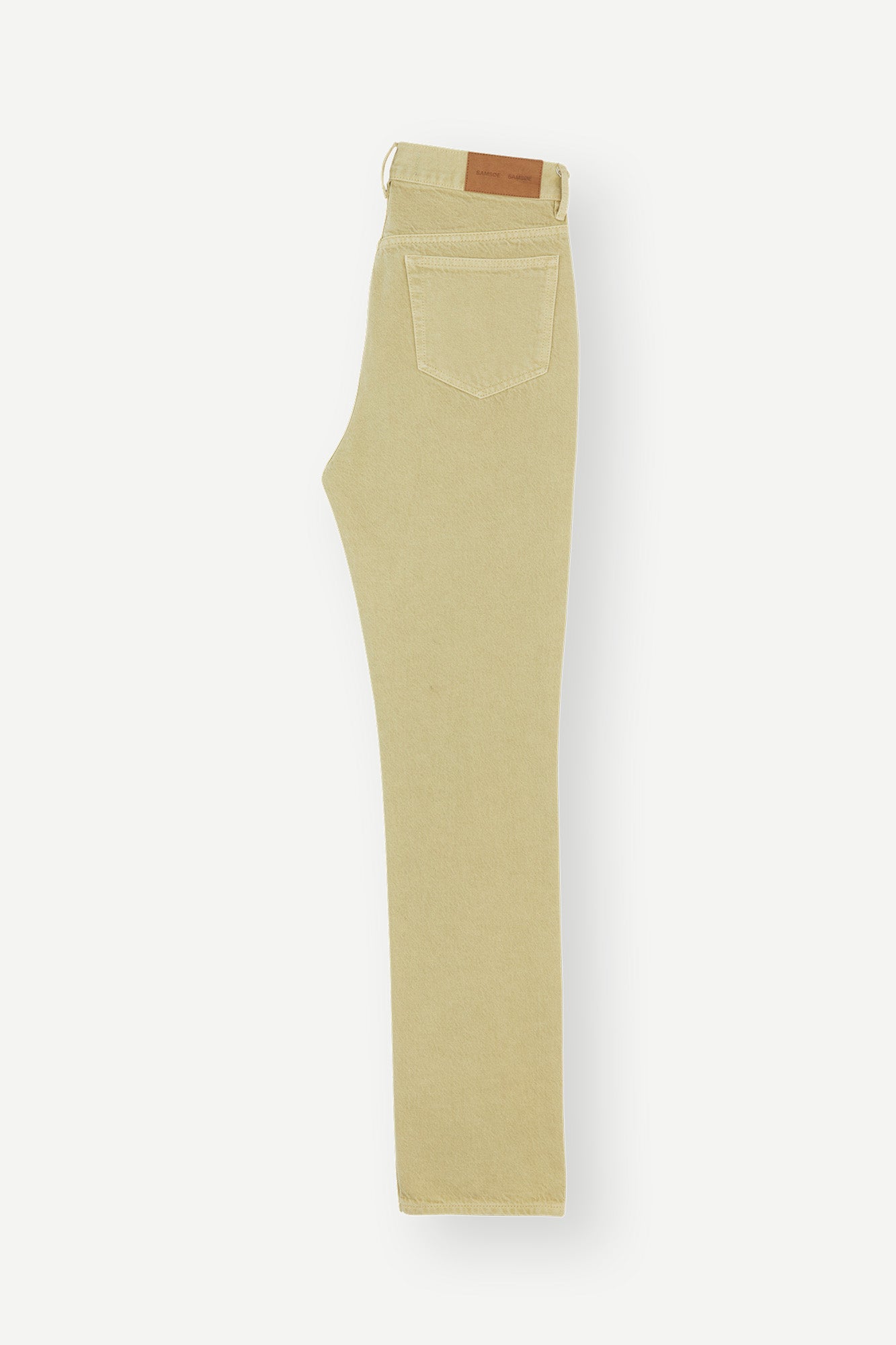Jean droit vert clair en coton bio - susan jeans sage green
