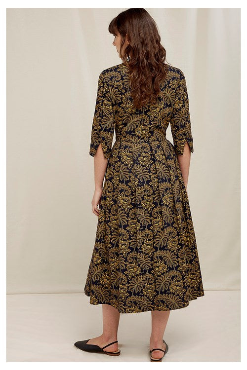 Robe patineuse imprimé fleuri en cotton bio - Rosa Print Dress