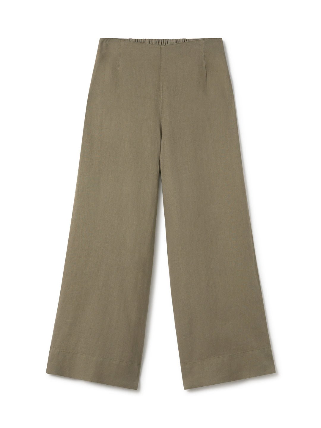 Pantalon ample en lin | kaki "Varmdo - light khaki