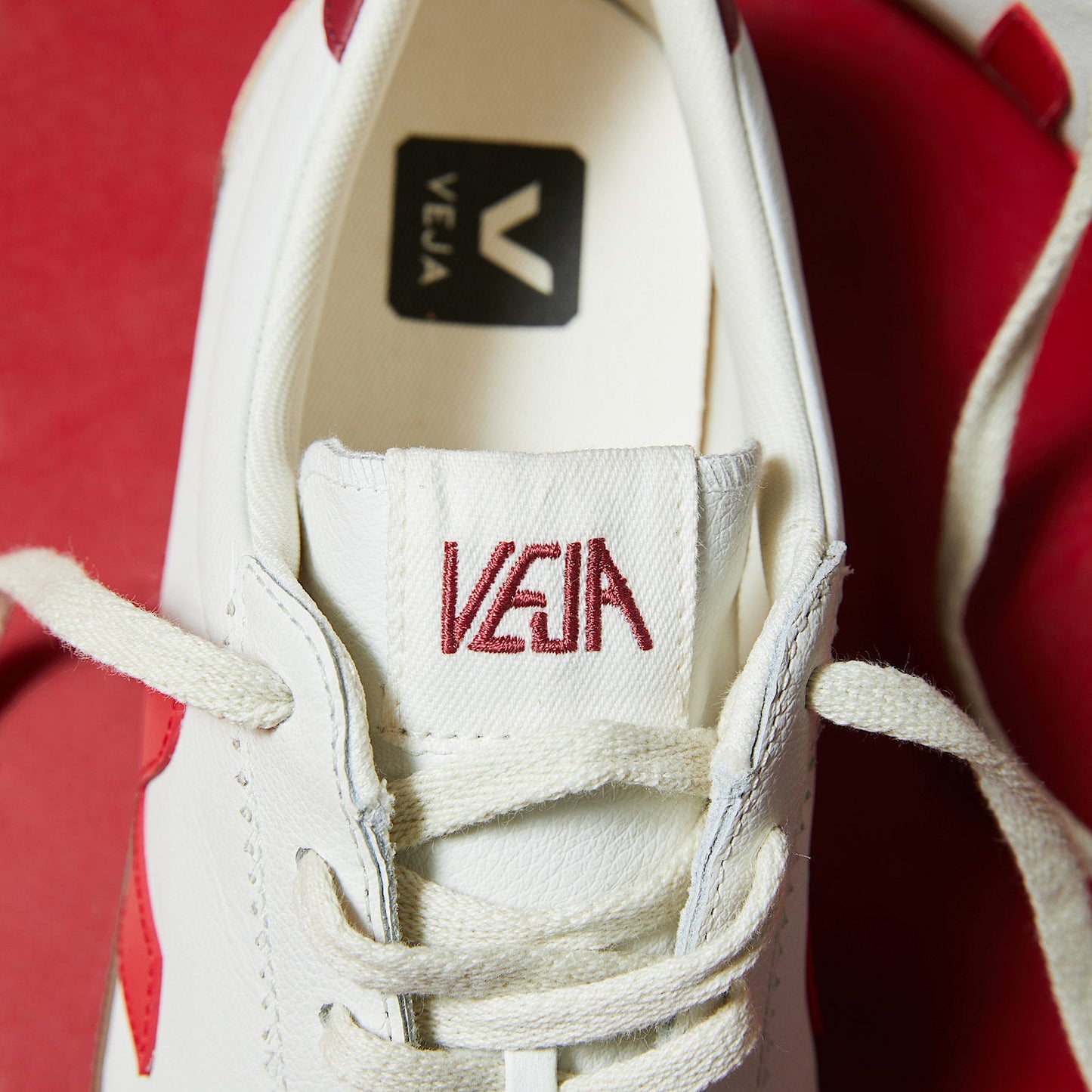 Baskets en cuir | blanc "volley - white pekin bark"