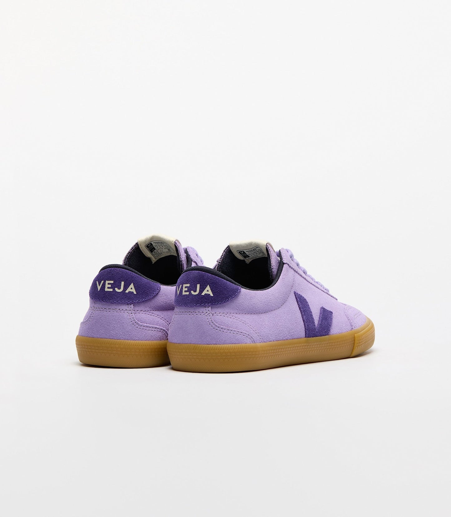 Baskets Volley en suède | violet "lavande purple"