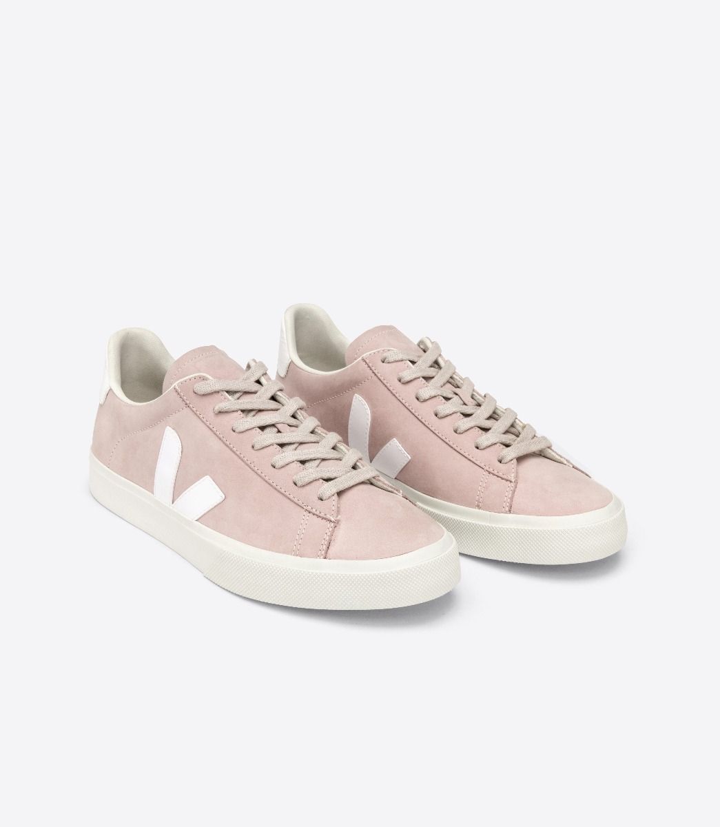 Baskets campo nubuck babe white