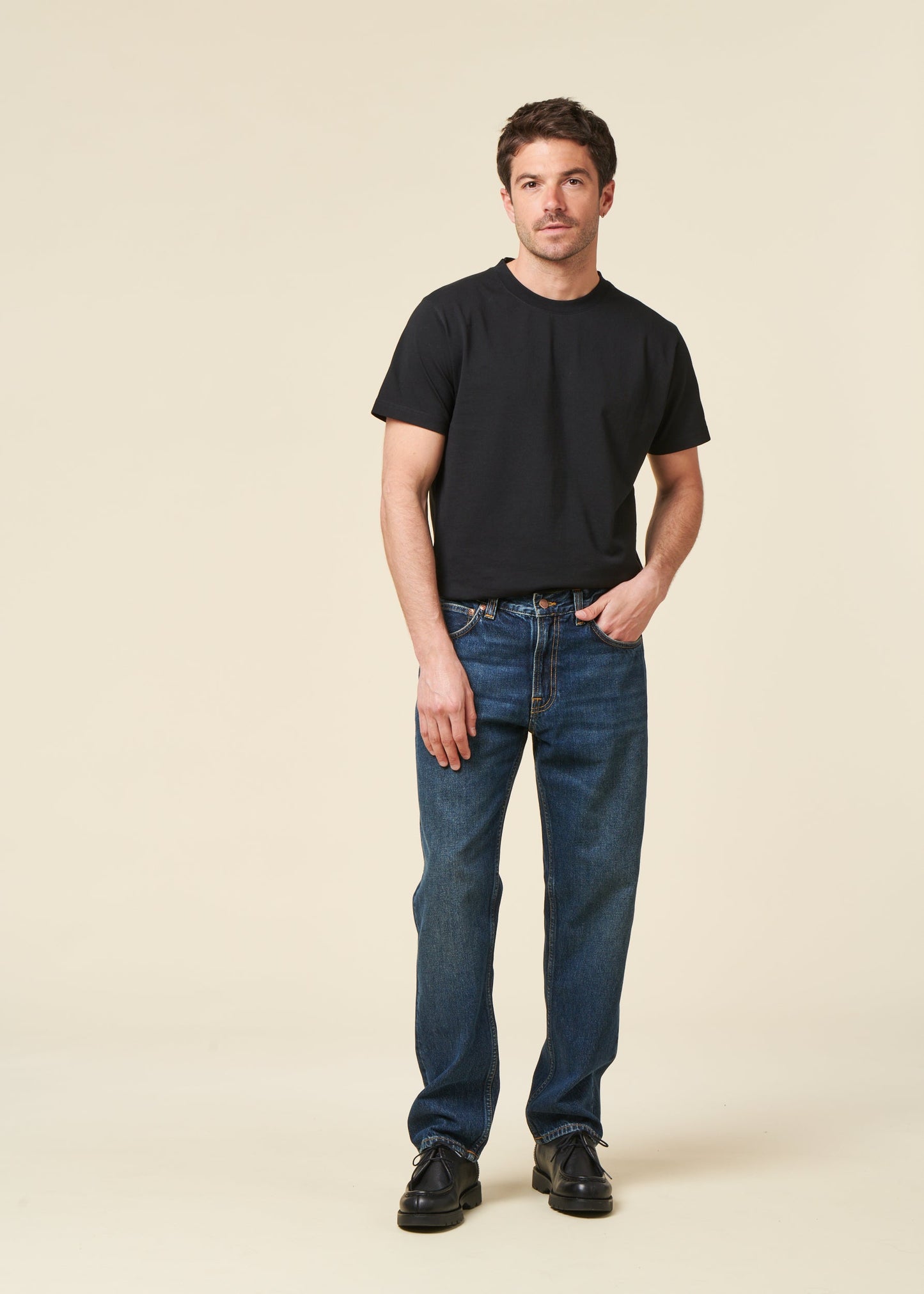 T-shirt en coton bio | noir
