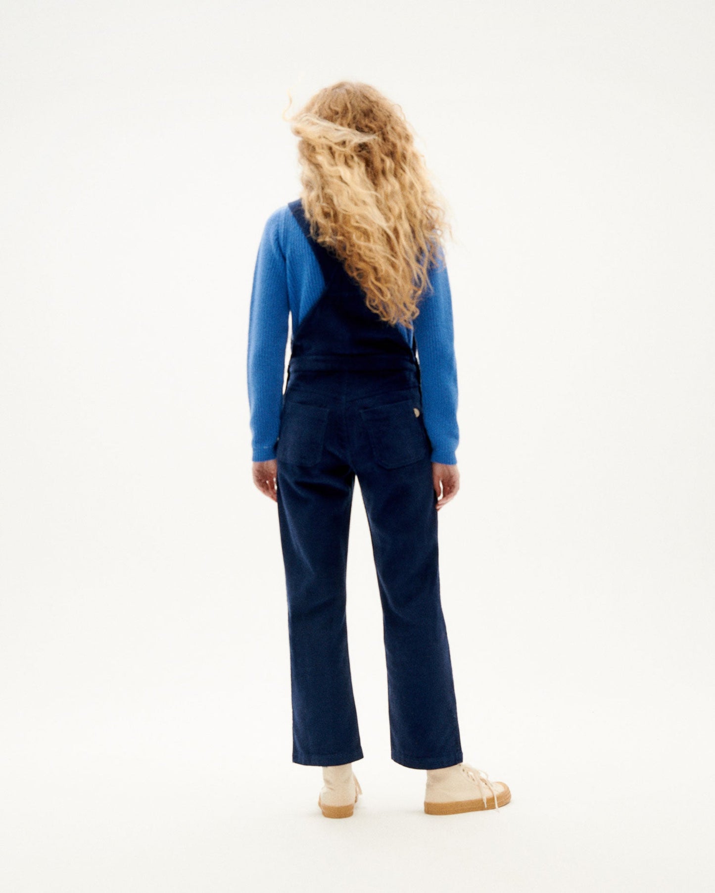 Salopette marine velours en coton bio - navy corduroy venus jumpsuit