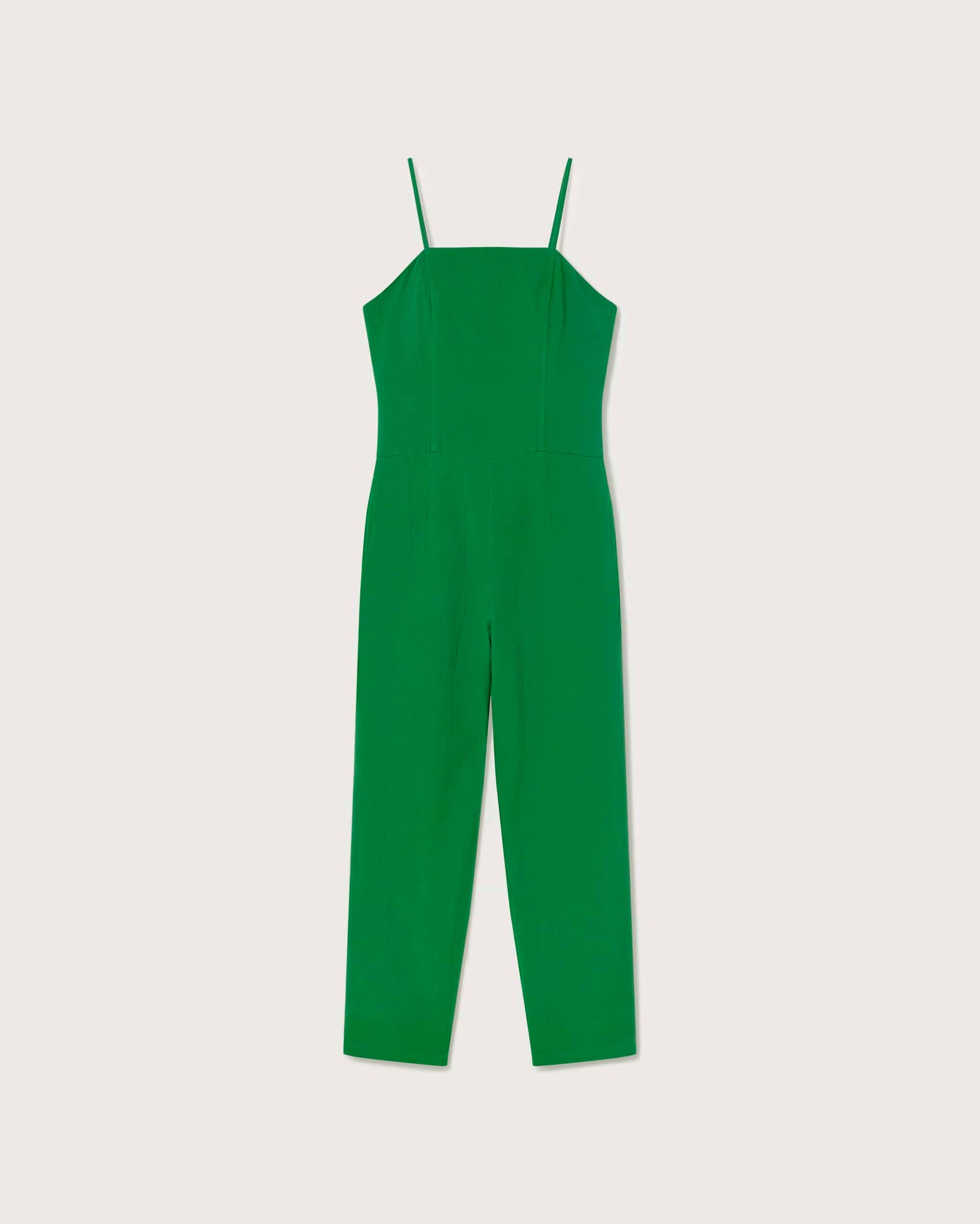 Combinaison verte en coton bio - clover green mona jumpsuit